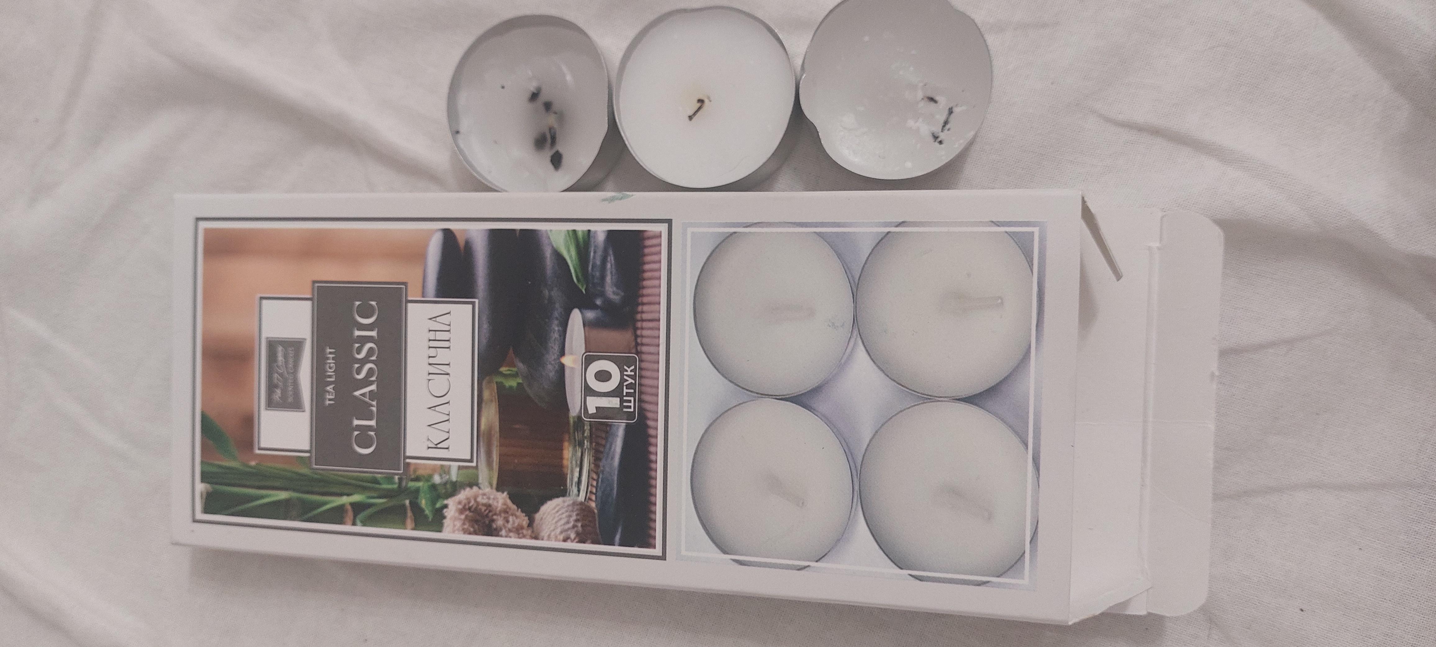 Набор чайных свечей без аромата А10 Pako-If в реальных условиях использования от пользователя Ірина.