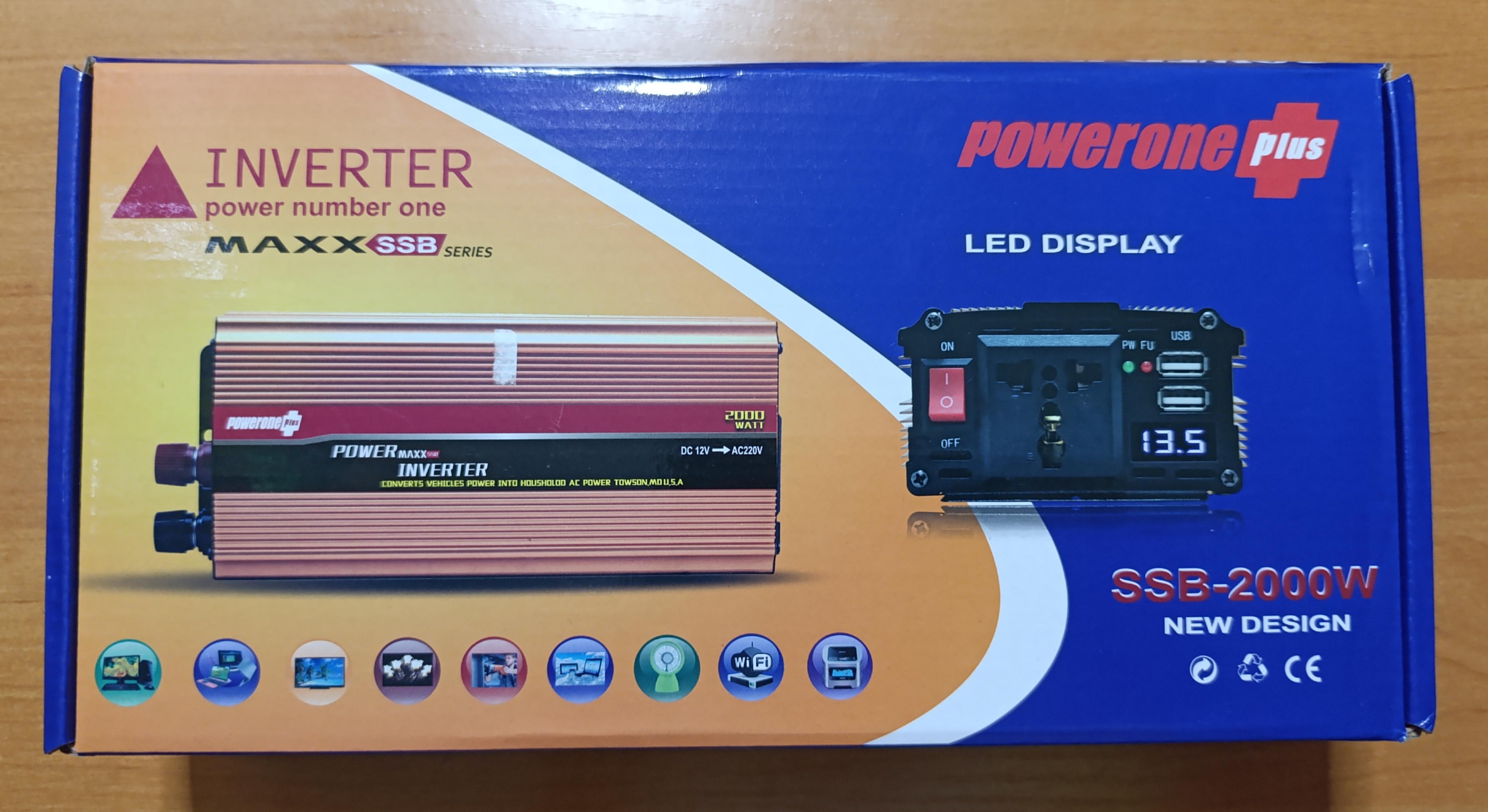 Фото: Преобразователь автомобильного тока UKC-2000D LCD 12 V 2000 W с экраном (4737345734), отправлено покупателем Євгеній Преобразователь автомобильного тока UKC-2000D LCD 12 V 2000 W с экраном (4737345734) в реальных условиях использования от покупателя Євгеній.