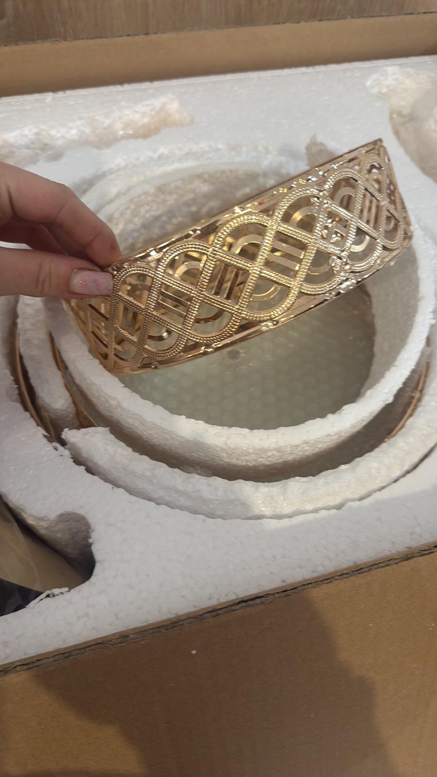 Фото: Набор подставок 16412-1 для десертов с кристаллами 3 шт. (44506-_2118), отправлено пользователем Христина Набор подставок 16412-1 для десертов с кристаллами 3 шт. (44506-_2118) в реальных условиях использования от пользователя Христина.