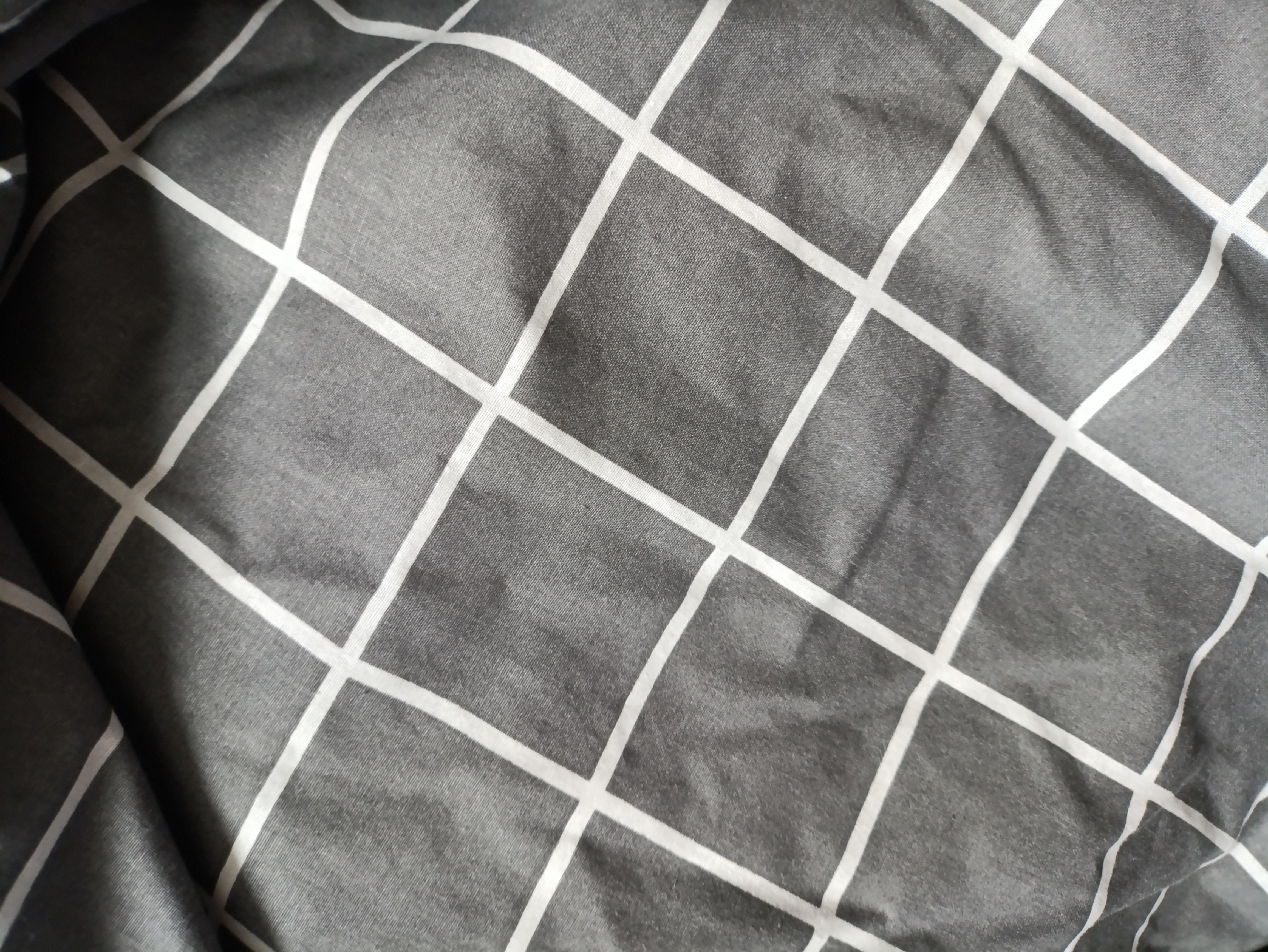 Комплект постельного белья Цветки и клеточка бязь полуторный 150х220 см (G-1903-1/WP/1.5) в реальных условиях использования от покупателя андрей.