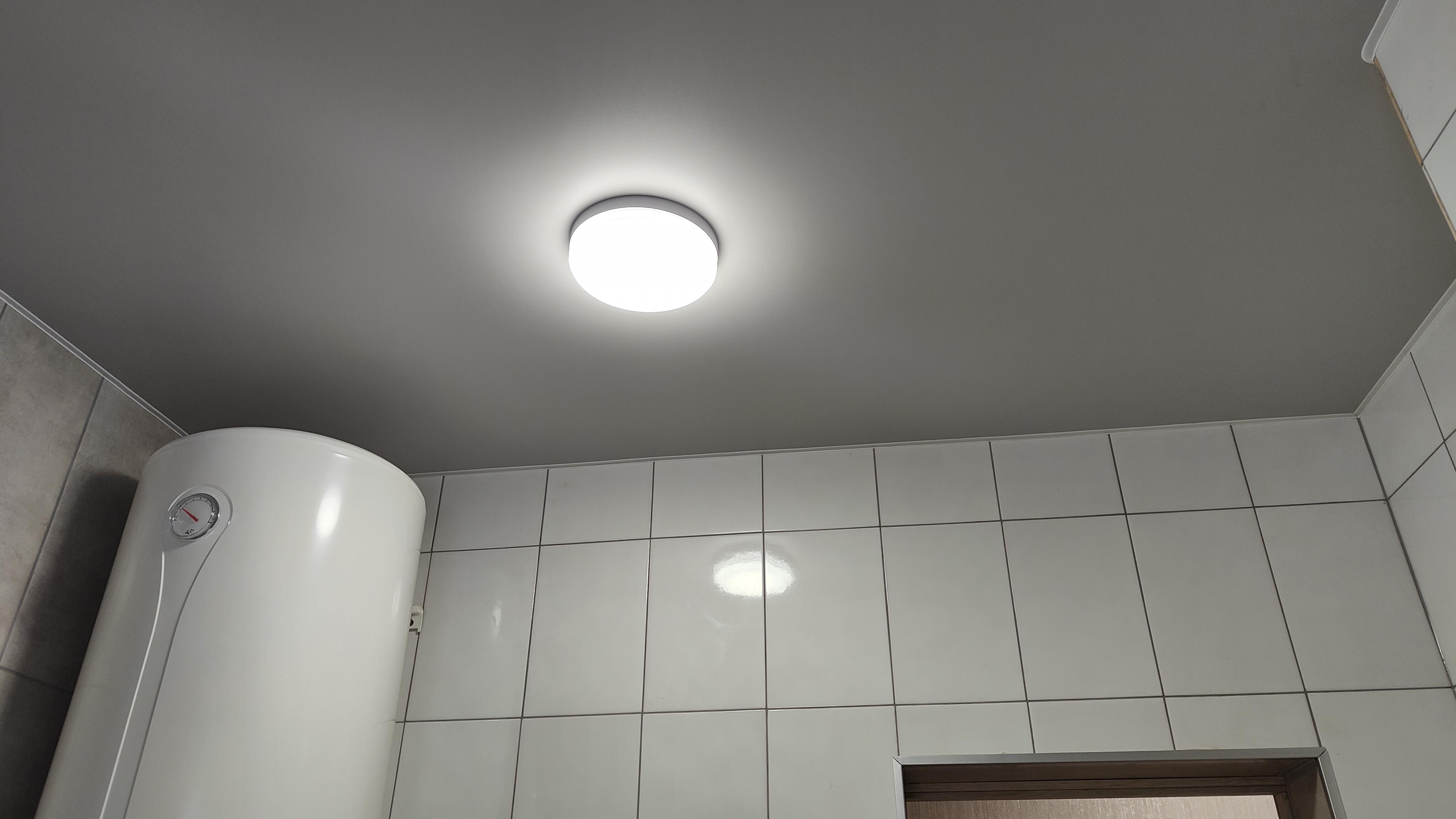 Світильник світлодіодний Victoria Lighting 15 Вт білий/срібло 4200 К Orson-148P у реальних умовах використання від покупця Максим.