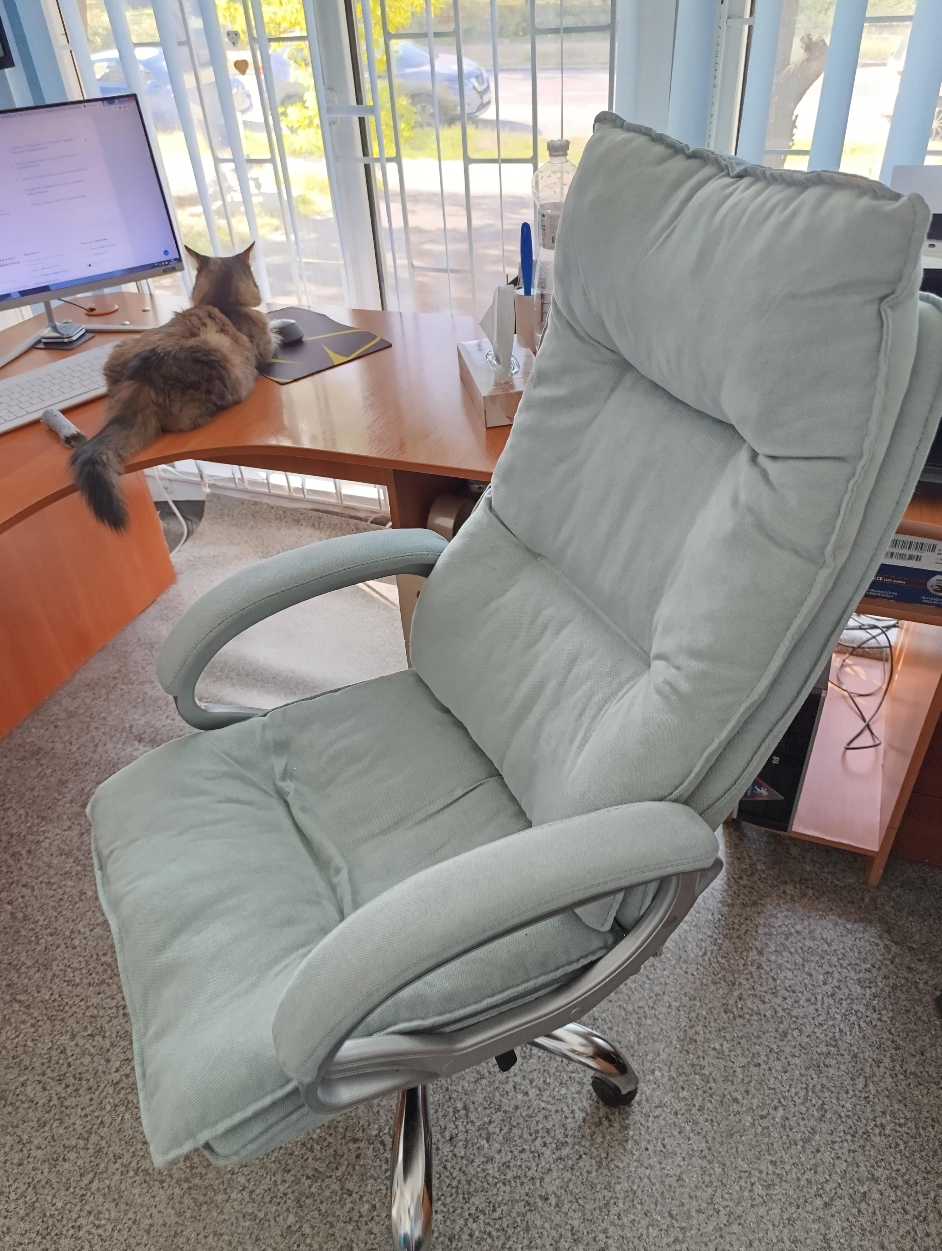 Крісло Nowy Styl YAPPI ANYFIX CHR68 (CH) SORO-34 бірюзовий у реальних умовах використання від покупця Сергій.