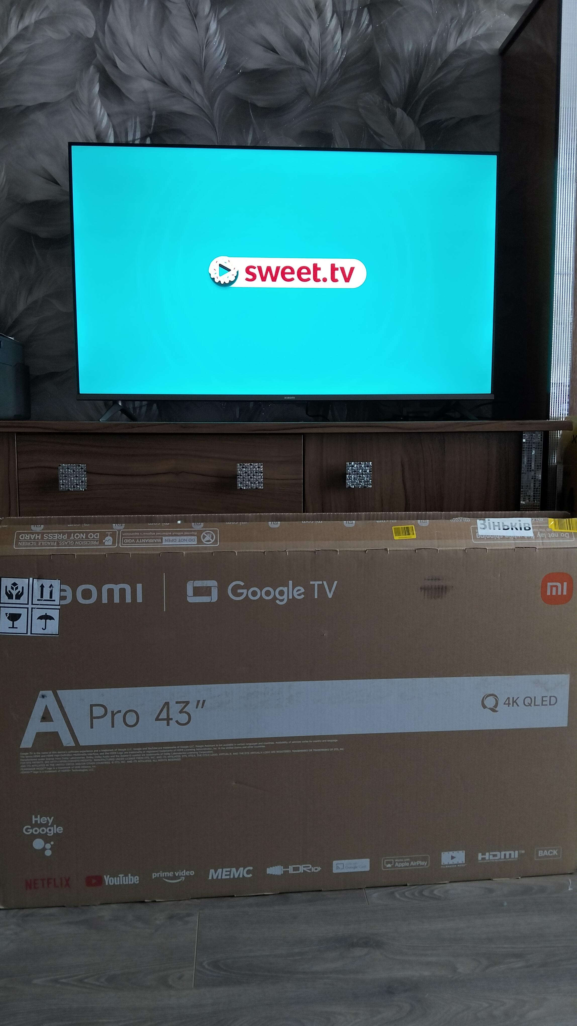 Фото: Телевизор Xiaomi L32MB-APME 32″TV A Pro 32 2026, отправлено покупателем Тетяна Телевизор Xiaomi L32MB-APME 32″TV A Pro 32 2026 в реальных условиях использования от покупателя Тетяна.