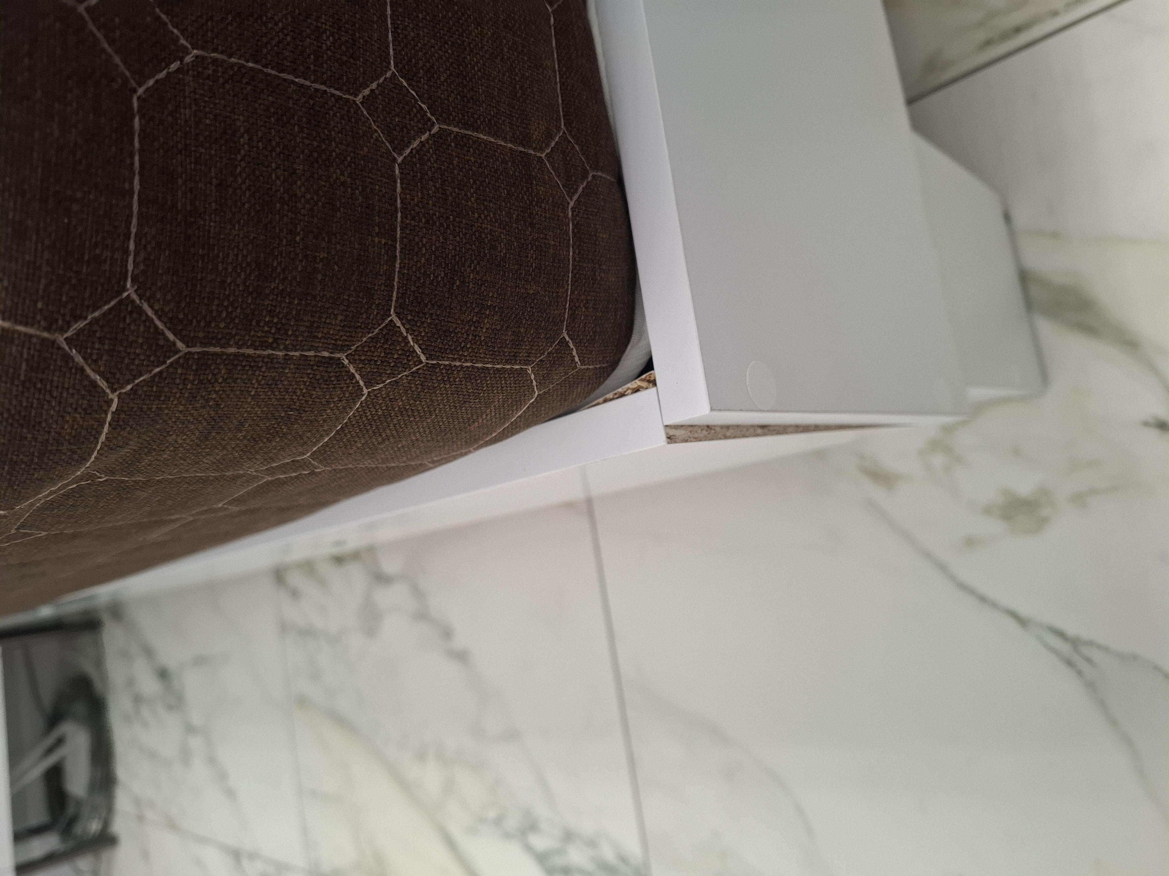 Фото: Ліжко Бріз з м'якою спинкою та дерев'яною решіткою двоспальне 880х2040х1640 мм Дуб Родос темний (10012355), надіслане покупцем Мирослав Ліжко Бріз з м'якою спинкою та дерев'яною решіткою двоспальне 880х2040х1640 мм Дуб Родос темний (10012355) у реальних умовах використання від покупця Мирослав.