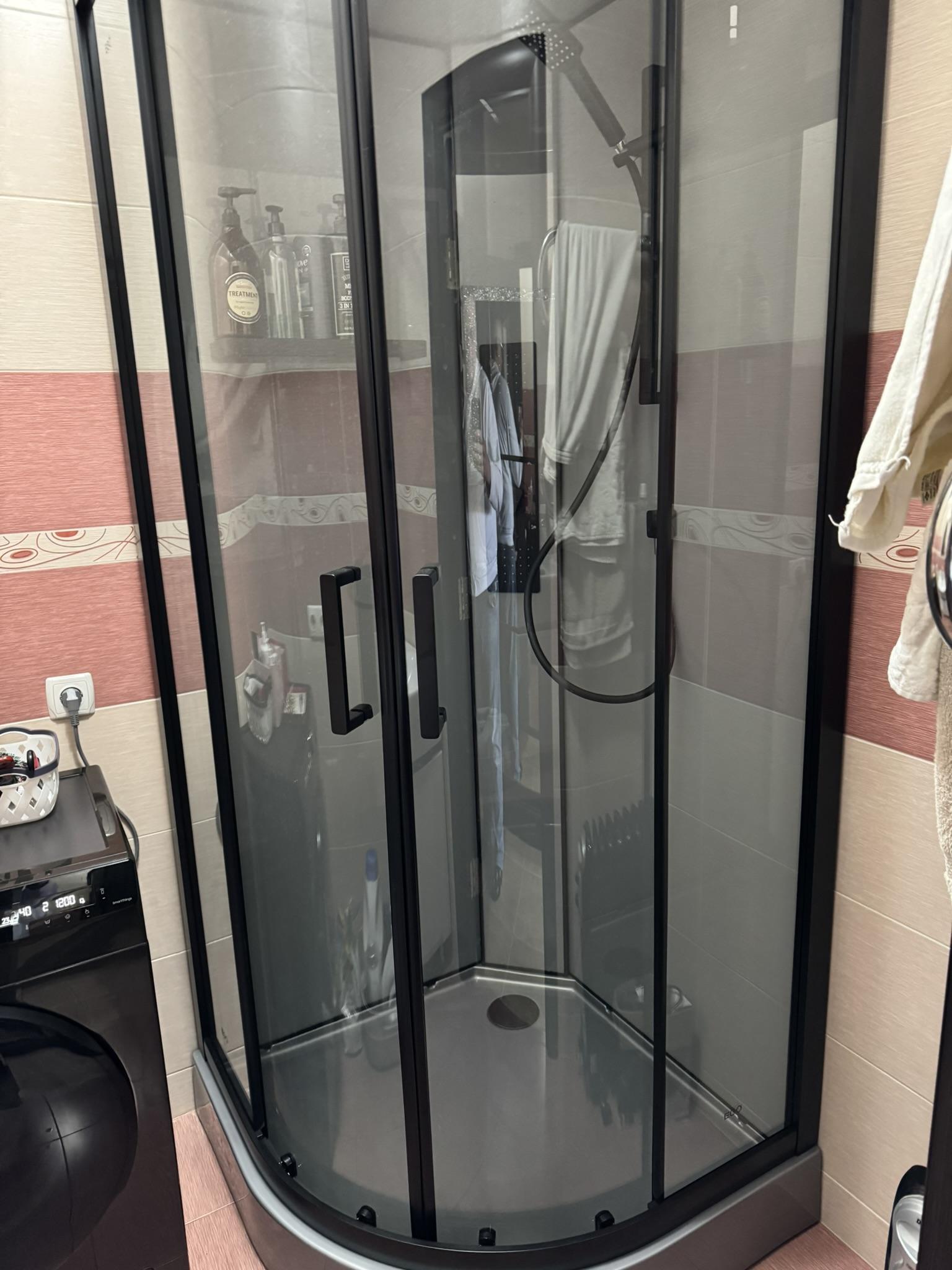 Душевой бокс EGO Pure 90x90 см K-3501-C в реальных условиях использования от покупателя Олег.