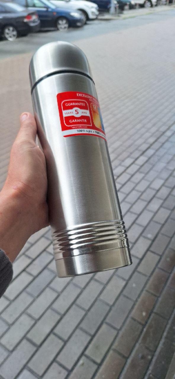 Фото: Термос Tefal 700 мл черный Senator, отправлено пользователем Тарас Разюк Термос Tefal 700 мл черный Senator в реальных условиях использования от пользователя Тарас Разюк.