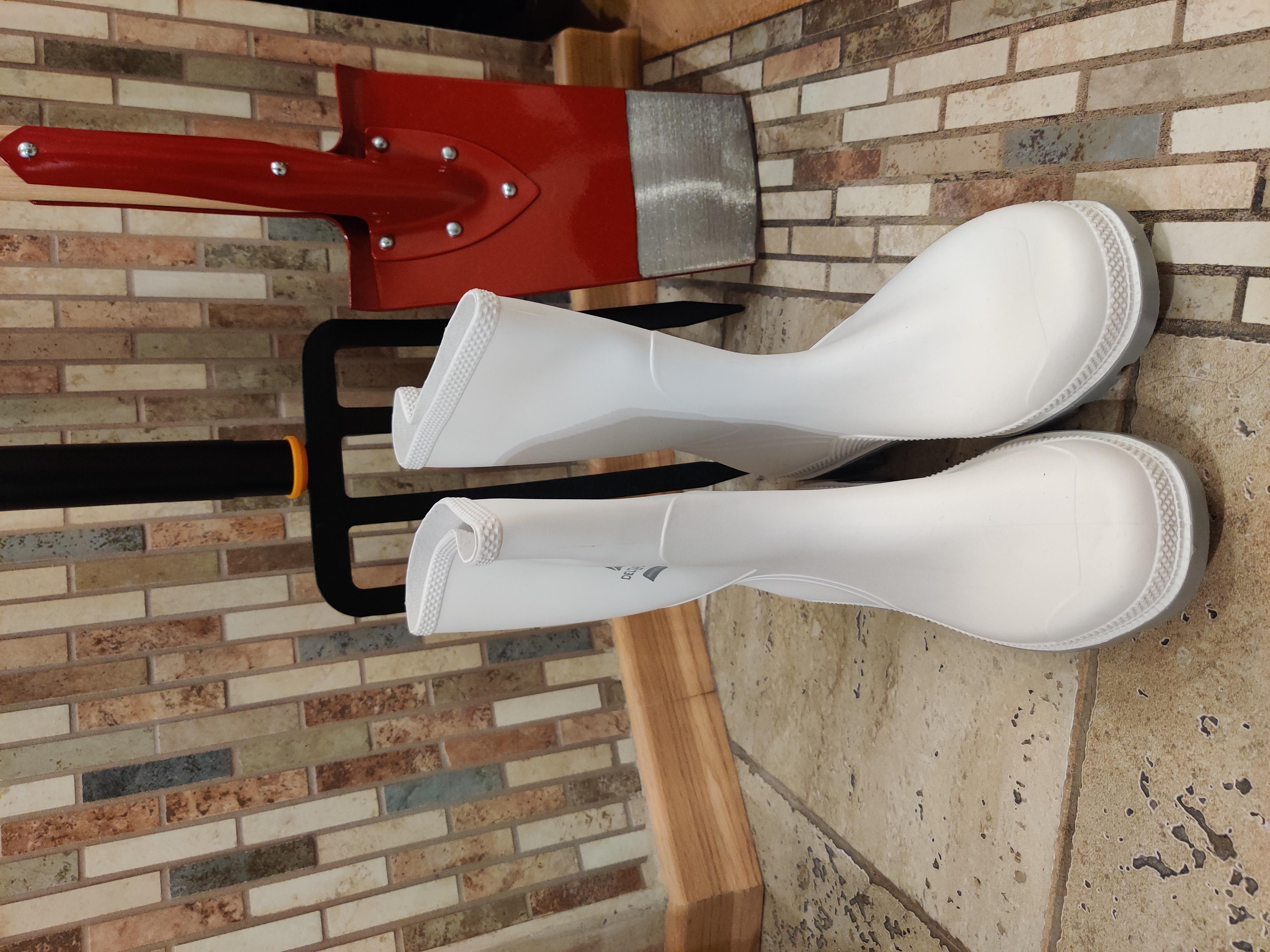 Чоботи гумові Delta Plus PHYMCOBBC40 білий у реальних умовах використання від покупця Лариса.