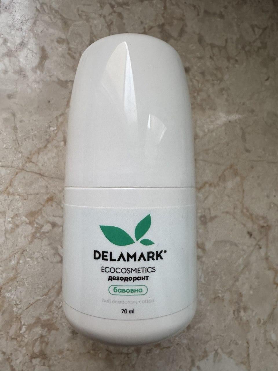 Дезодорант унисекс DeLaMark Хлопок 70 мл в реальных условиях использования от пользователя Катерина Б..