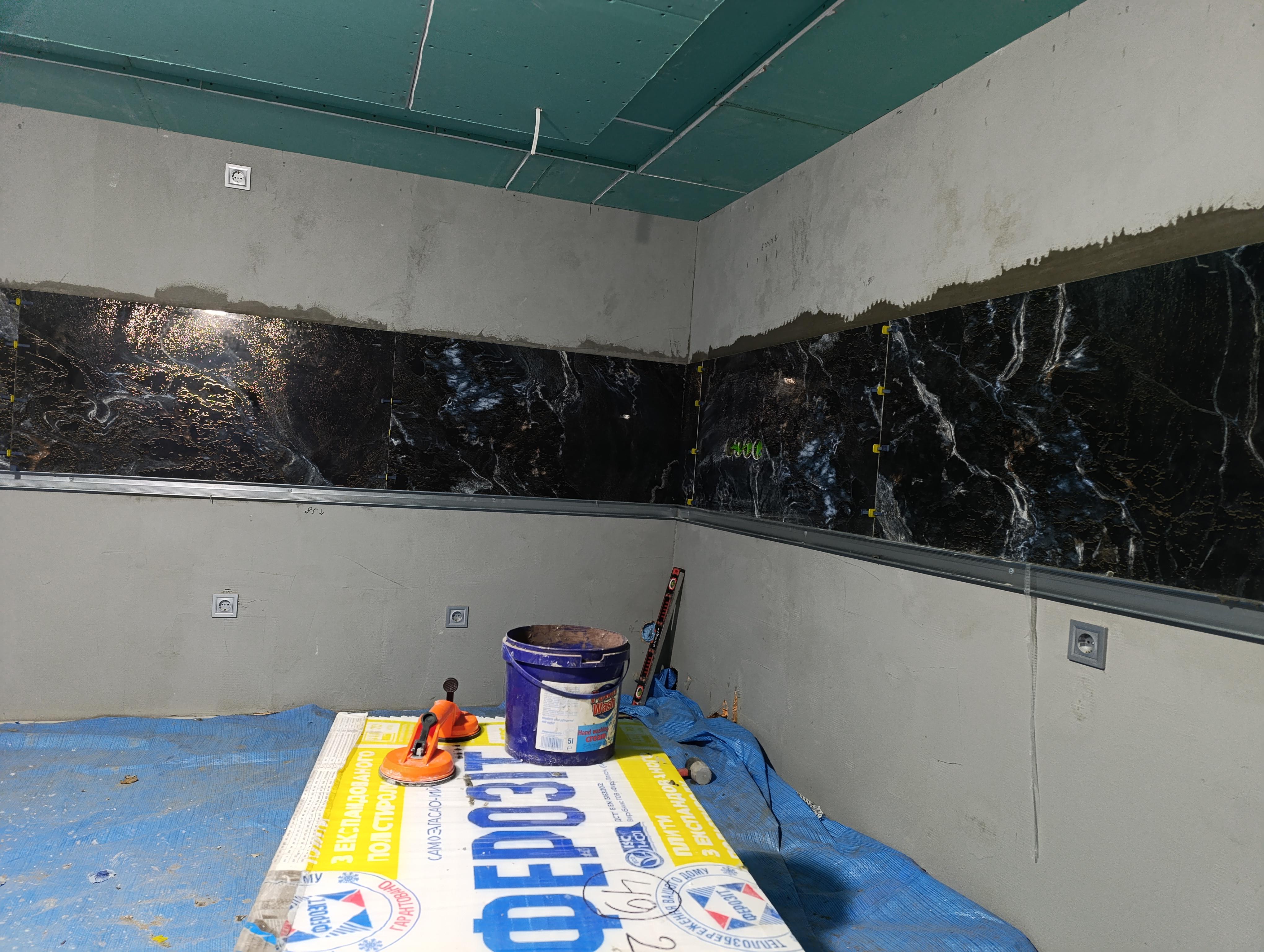 Фото: Плитка универсальная KT Exclusive Black Lux JS12054 60х120 см (12054), отправлено покупателем Ерік Плитка универсальная KT Exclusive Black Lux JS12054 60х120 см (12054) в реальных условиях использования от покупателя Ерік.