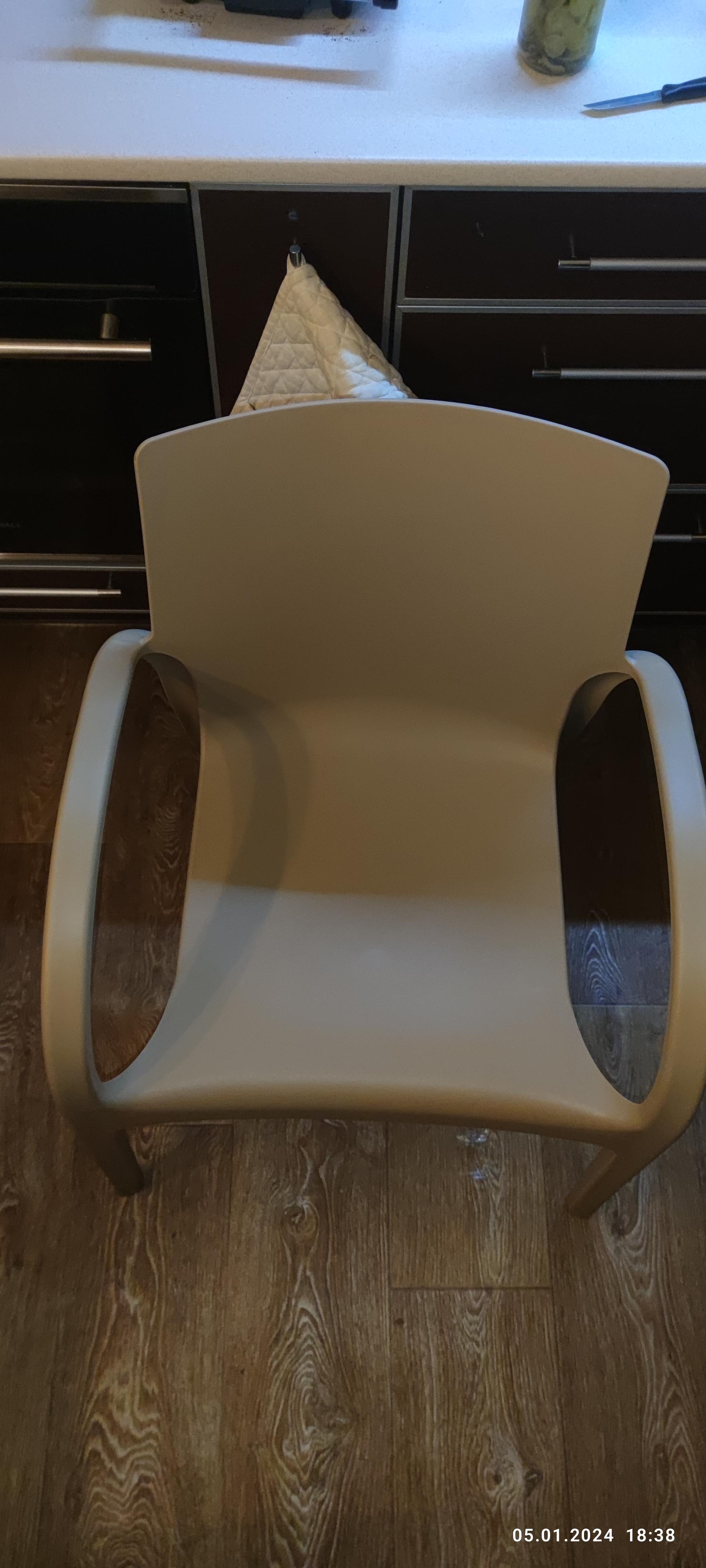 Стілець обідній Гектор new какао /сірий у реальних умовах використання від покупця Олександр.