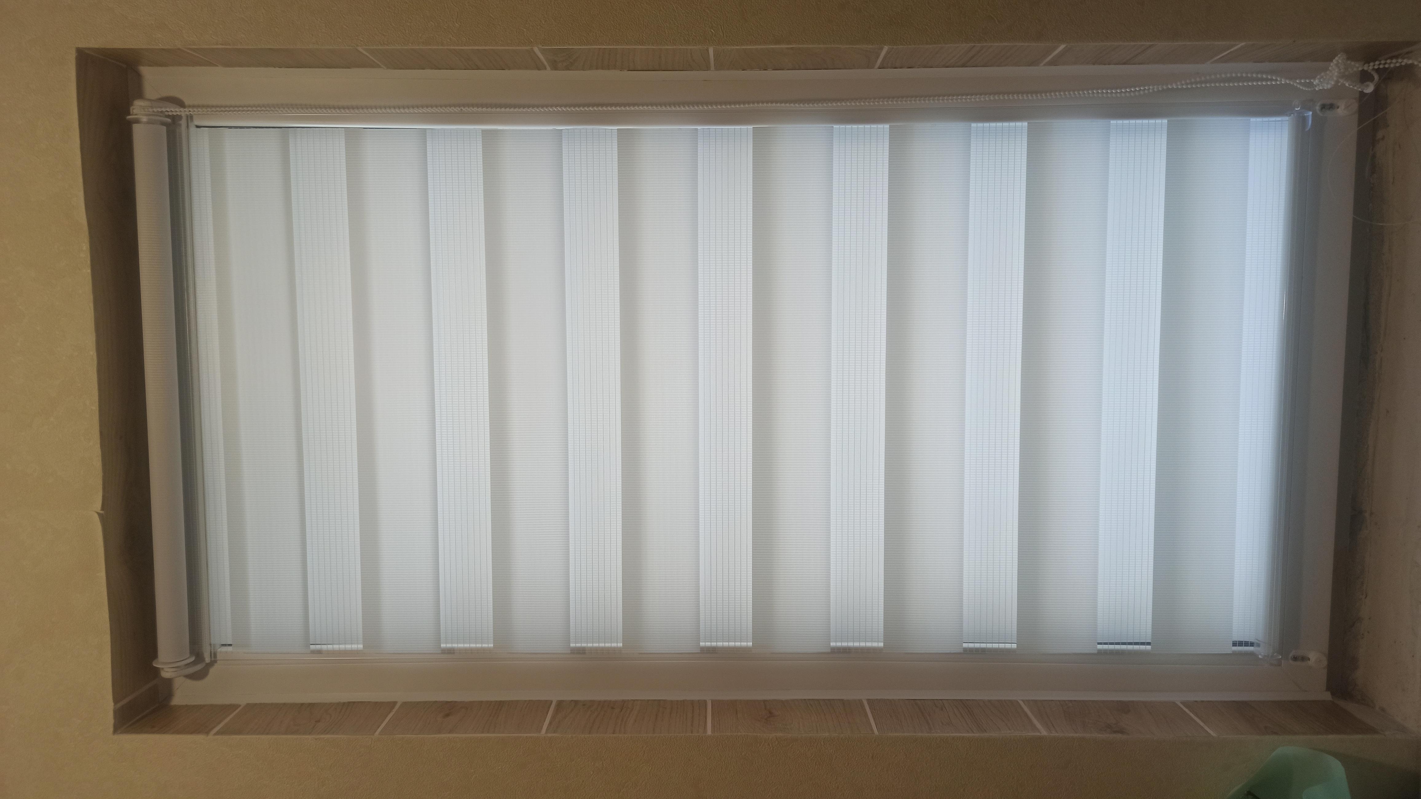 Ролета тканевая NewTex День-Ночь 67х165 см Белый (214) в реальных условиях использования от покупателя Анастасія.