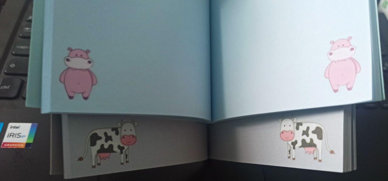 Фото: Блокнот "Artbook" cow, A6 Profiplan, отправлено покупателем Ірина Блокнот "Artbook" cow, A6 Profiplan в реальных условиях использования от покупателя Ірина.