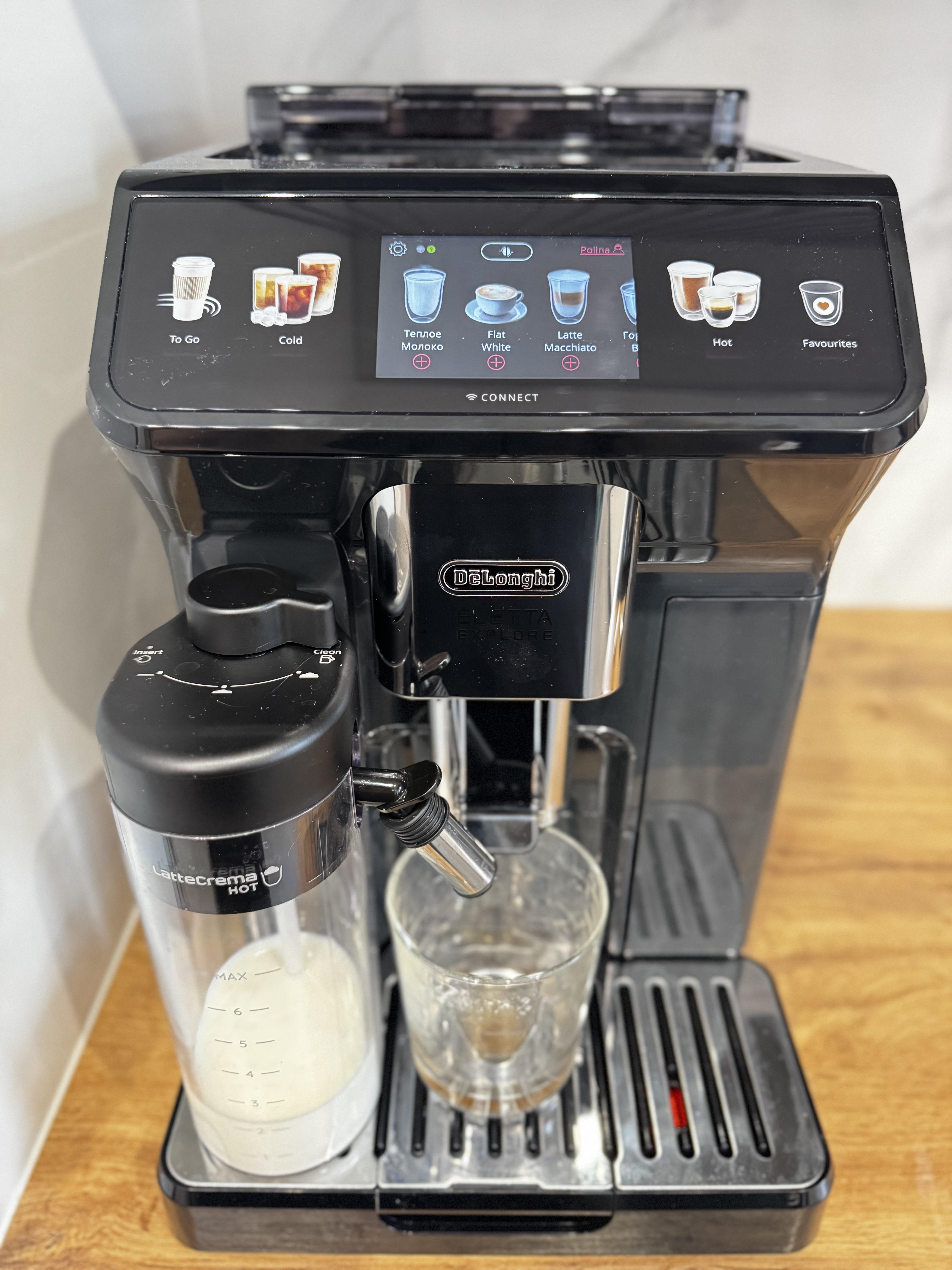 Кофемашина Delonghi ECAM450.65.G Eletta Explore в реальных условиях использования от покупателя Светлана.