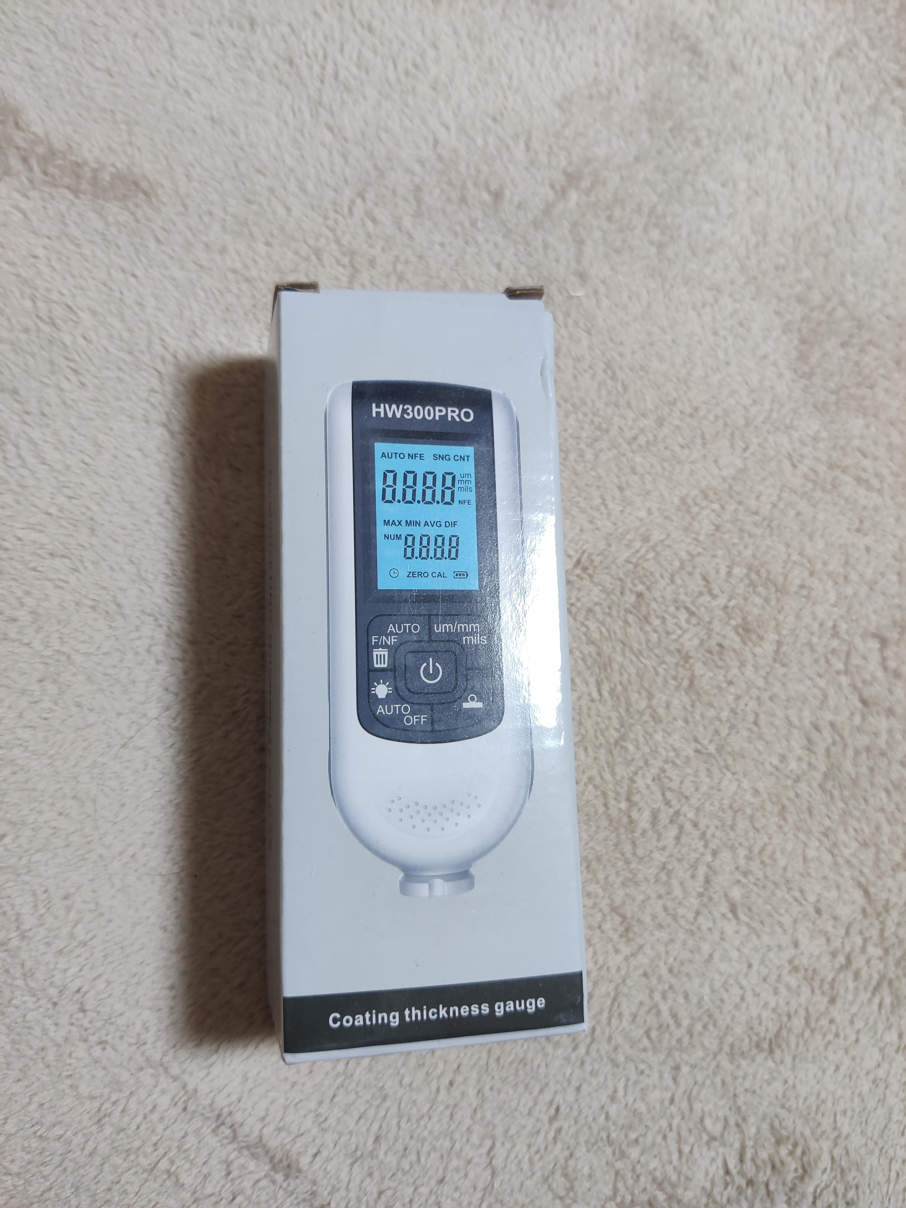 Товщинометр покриття Bodasan HW-300PRO професійний цифровий Чорний (11358639) у реальних умовах використання від покупця Ігор.