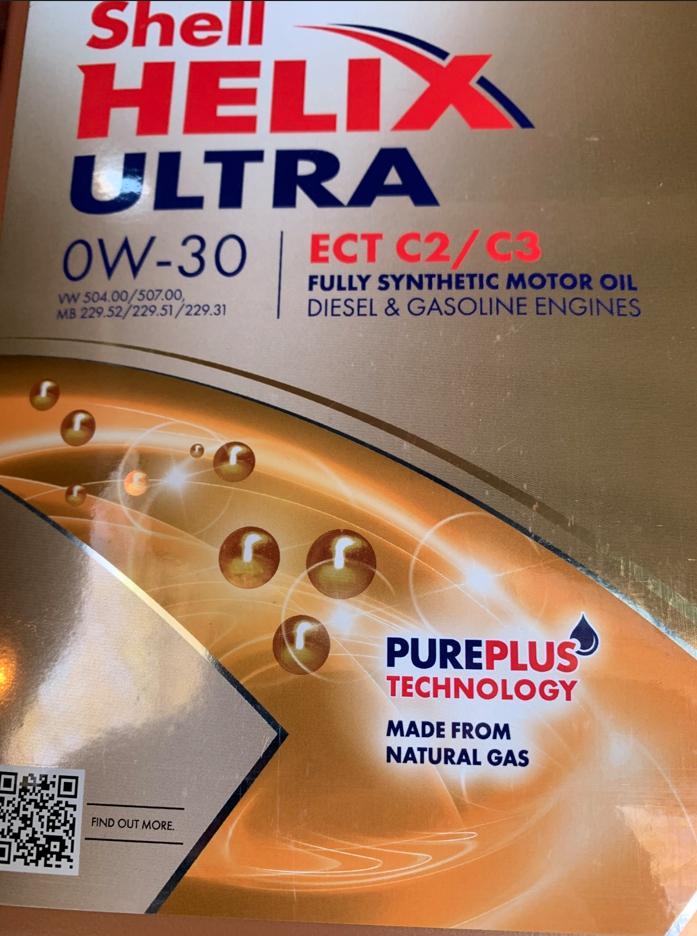 Фото: Моторное масло синтетическое SHELL Helix Ultra ECT C2/C3 0W-30 4 л (ТОВ-У504629), отправлено пользователем Юрій Калмиков Моторное масло синтетическое SHELL Helix Ultra ECT C2/C3 0W-30 4 л (ТОВ-У504629) в реальных условиях использования от пользователя Юрій Калмиков.