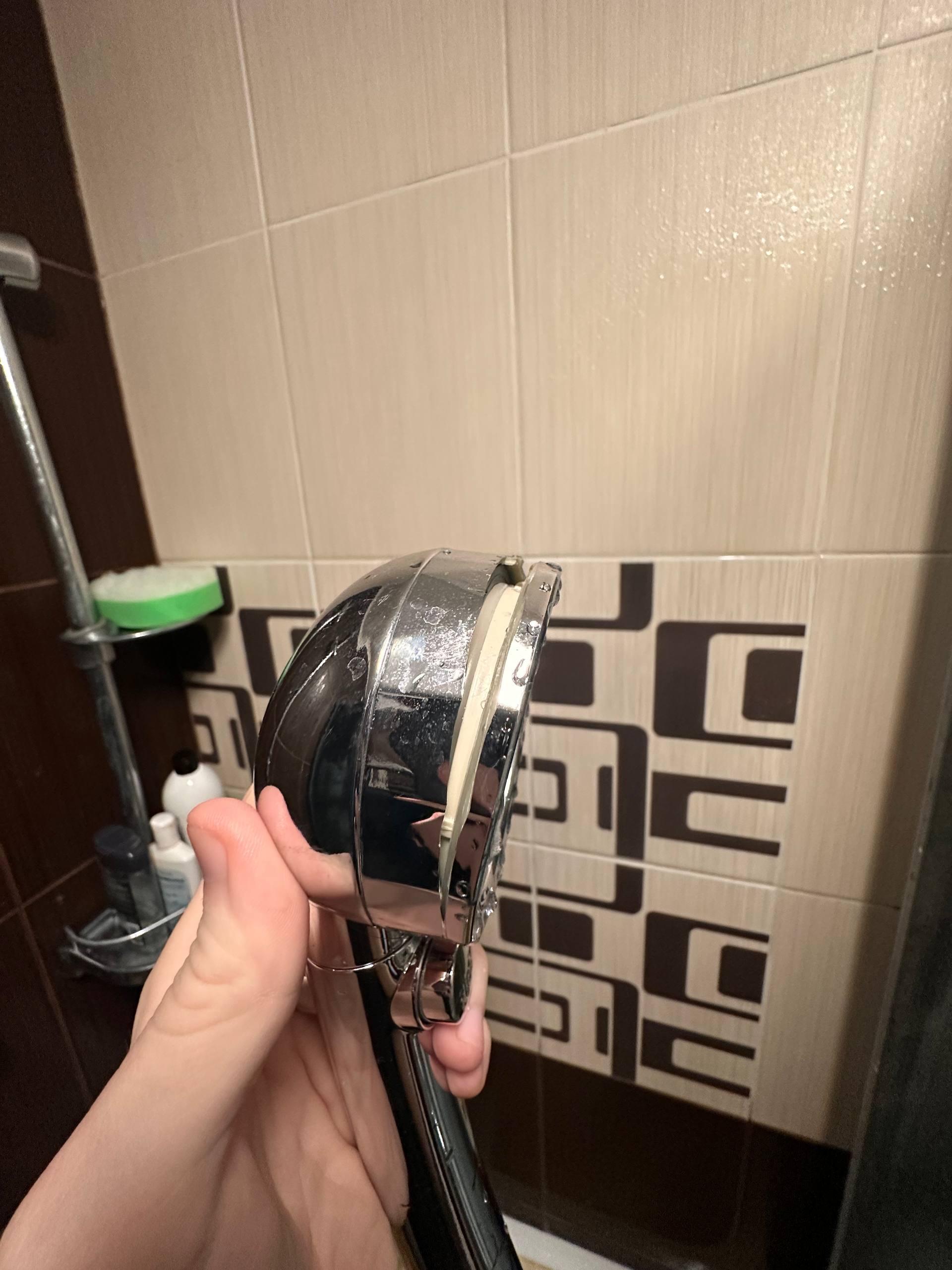 Набор душевой BRS лейка для душа насадка массажная 3 режима/шланг для душа 1,5 м нержавеющая сталь (447834383) в реальных условиях использования от покупателя Олександр.