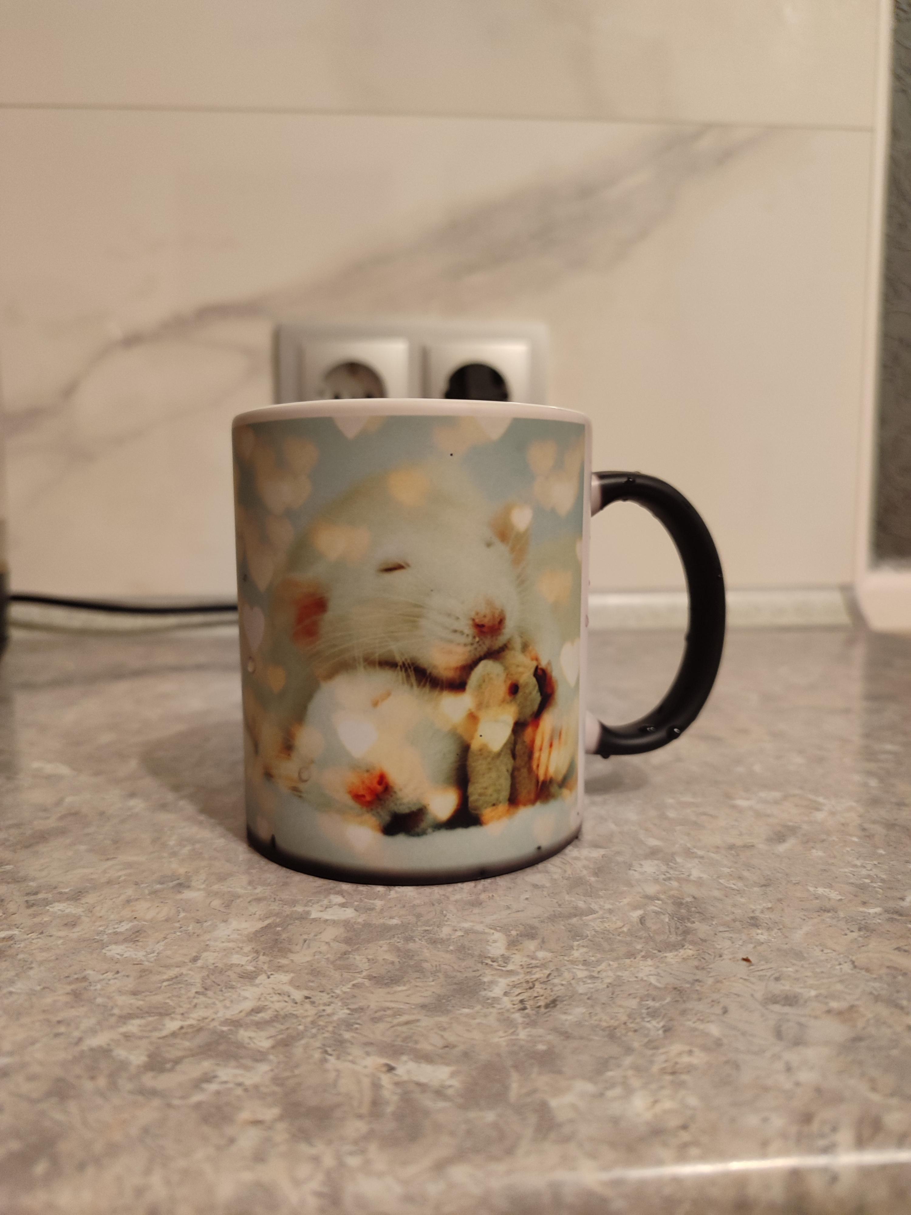 Чашка хамелеон Милі щури 330 мл (dc00119) у реальних умовах використання від користувача Надія.