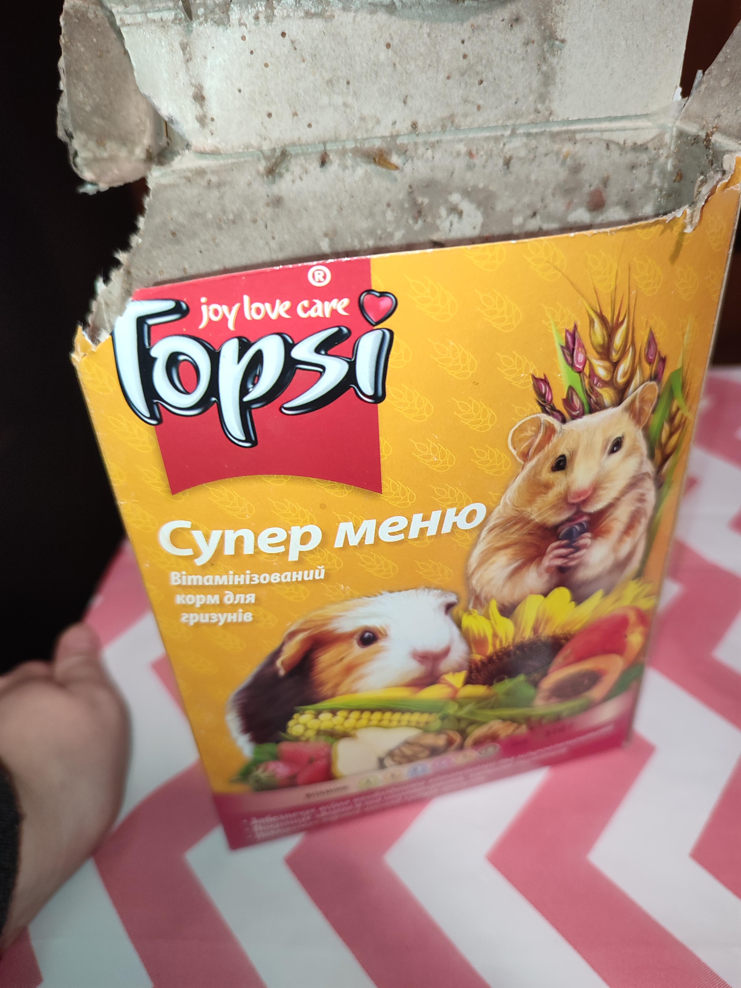 Корм Topsi Супер меню 510 г в реальных условиях использования от пользователя Тетяна.