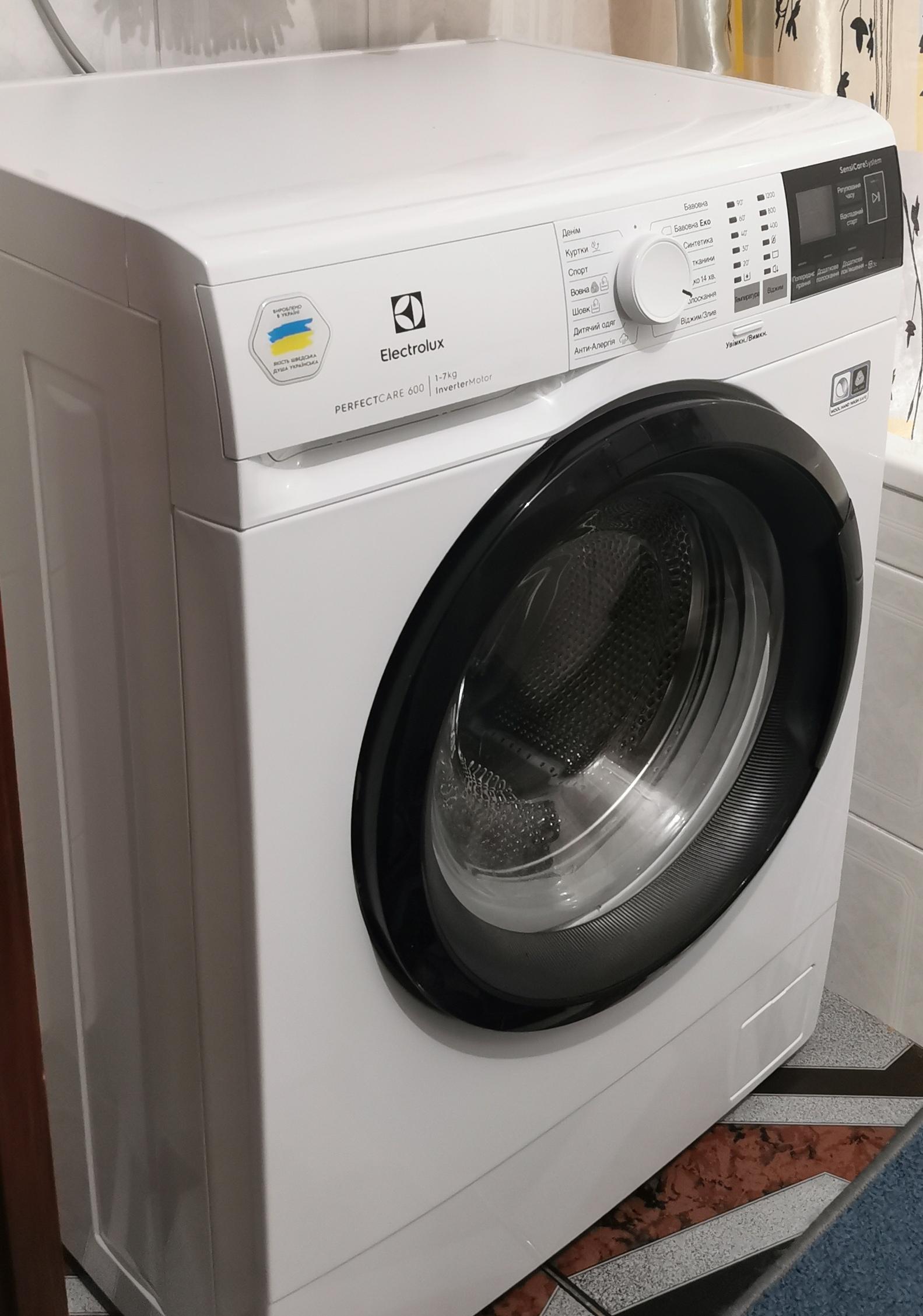 Стиральная машина Electrolux EW6S427BUI в реальных условиях использования от пользователя Василь.