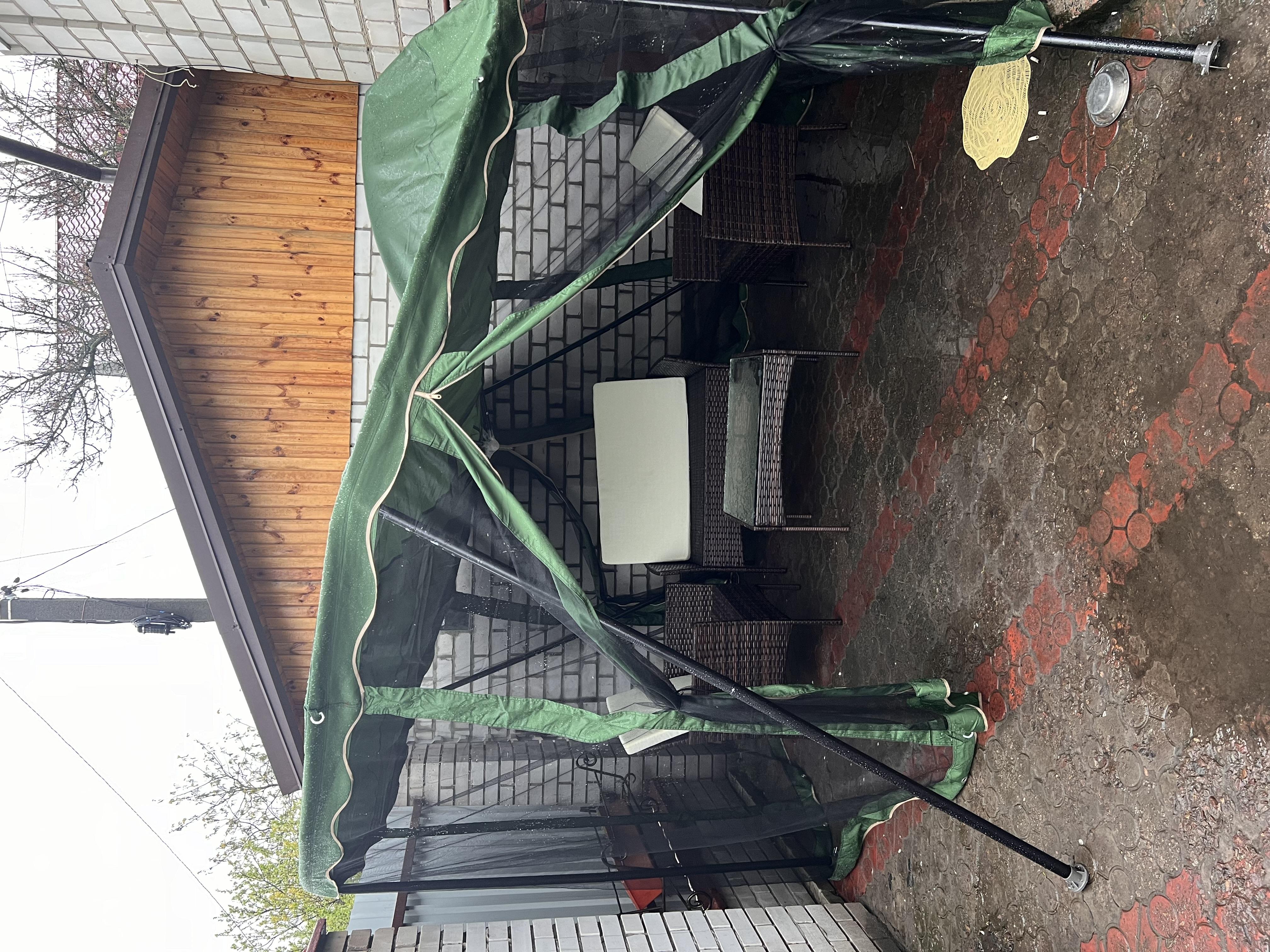 Фото: Павильон садовый шестиугольный тканевый с москитной сеткой 3,6 м, отправлено пользователем Вікторія Павильон садовый шестиугольный тканевый с москитной сеткой 3,6 м в реальных условиях использования от пользователя Вікторія.