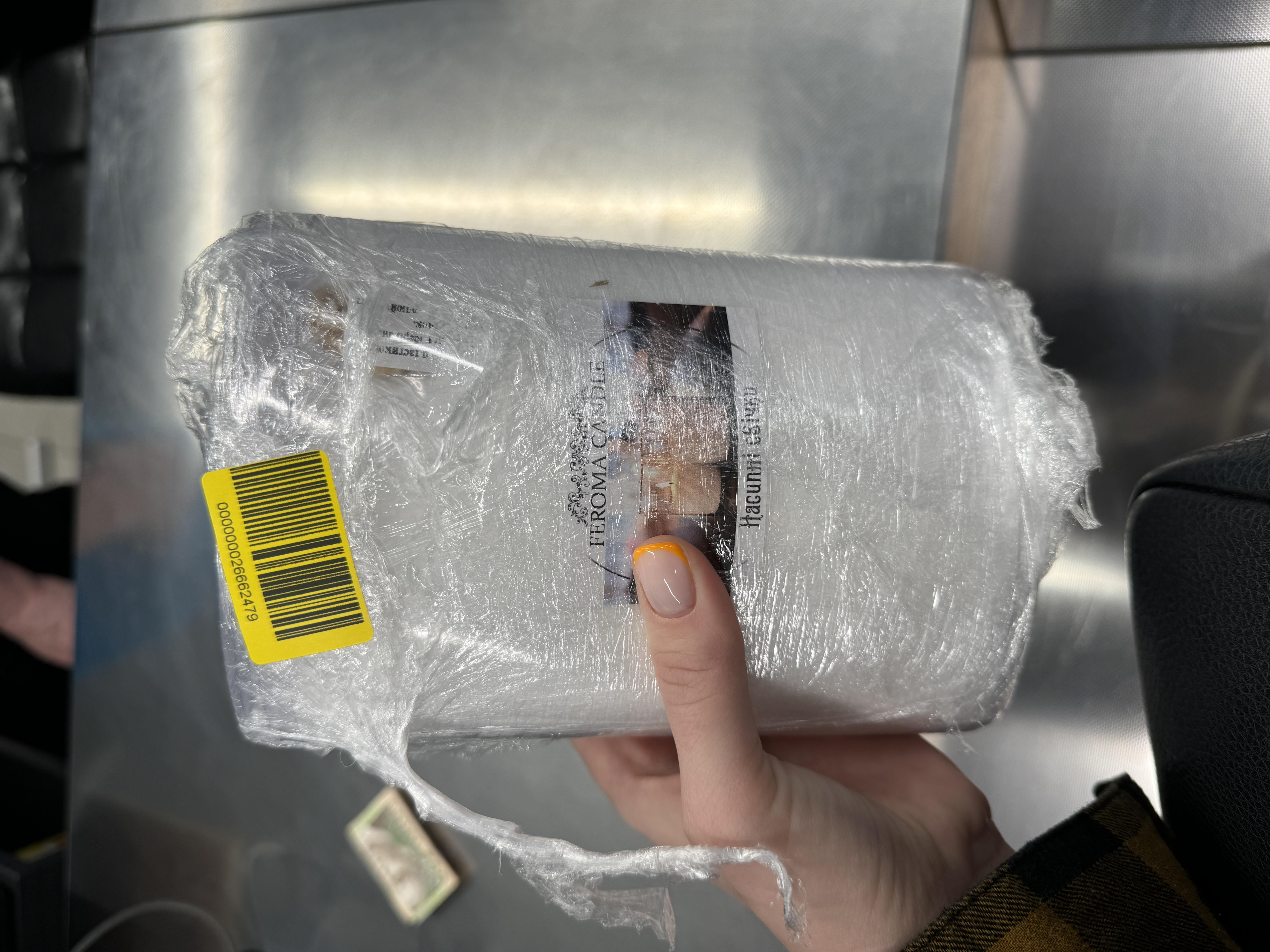 Свеча насыпная белая 600г Feroma Candle в реальных условиях использования от покупателя Юлія.