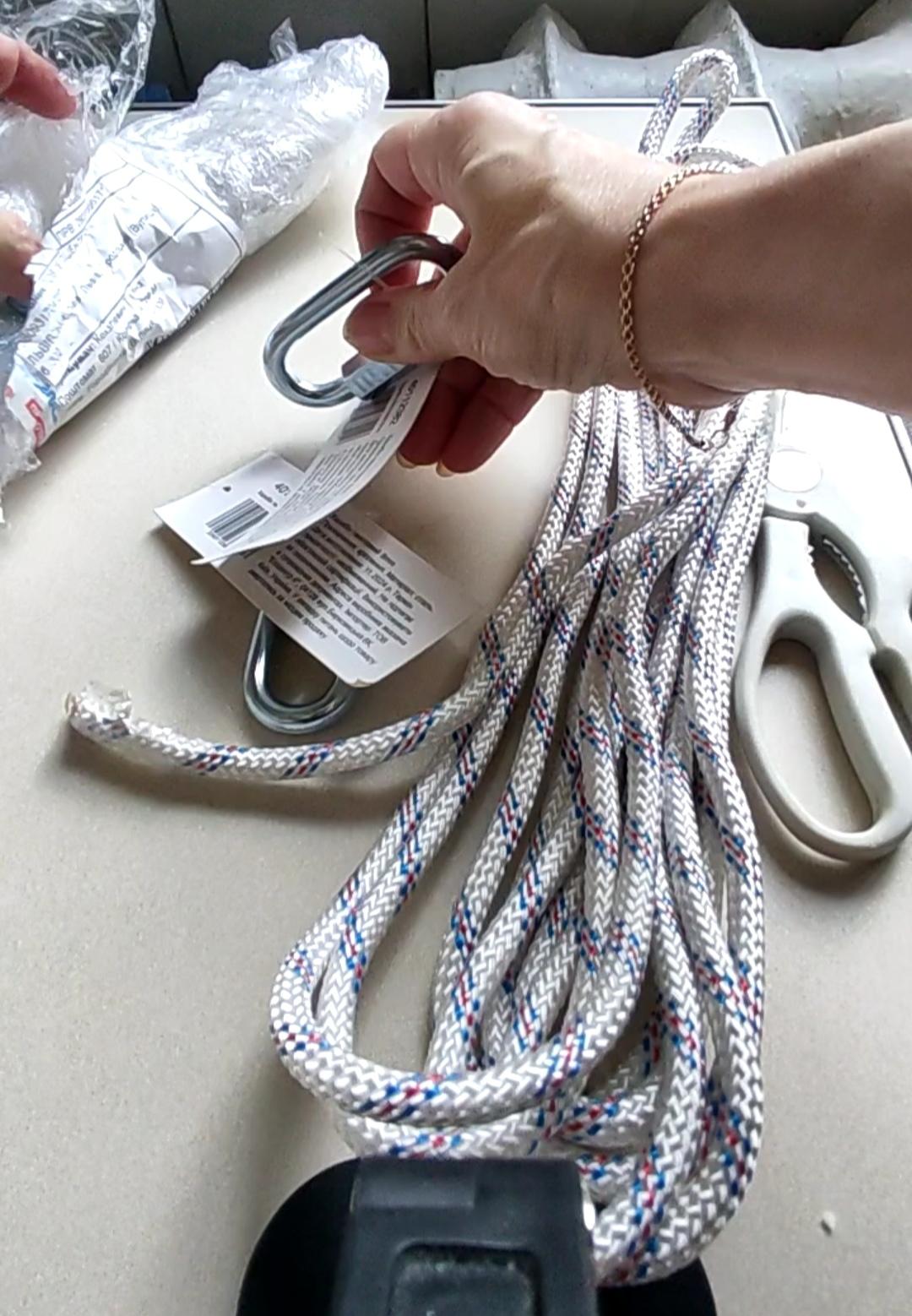 Шнур капроновый 6 мм в реальных условиях использования от покупателя Тетяна.