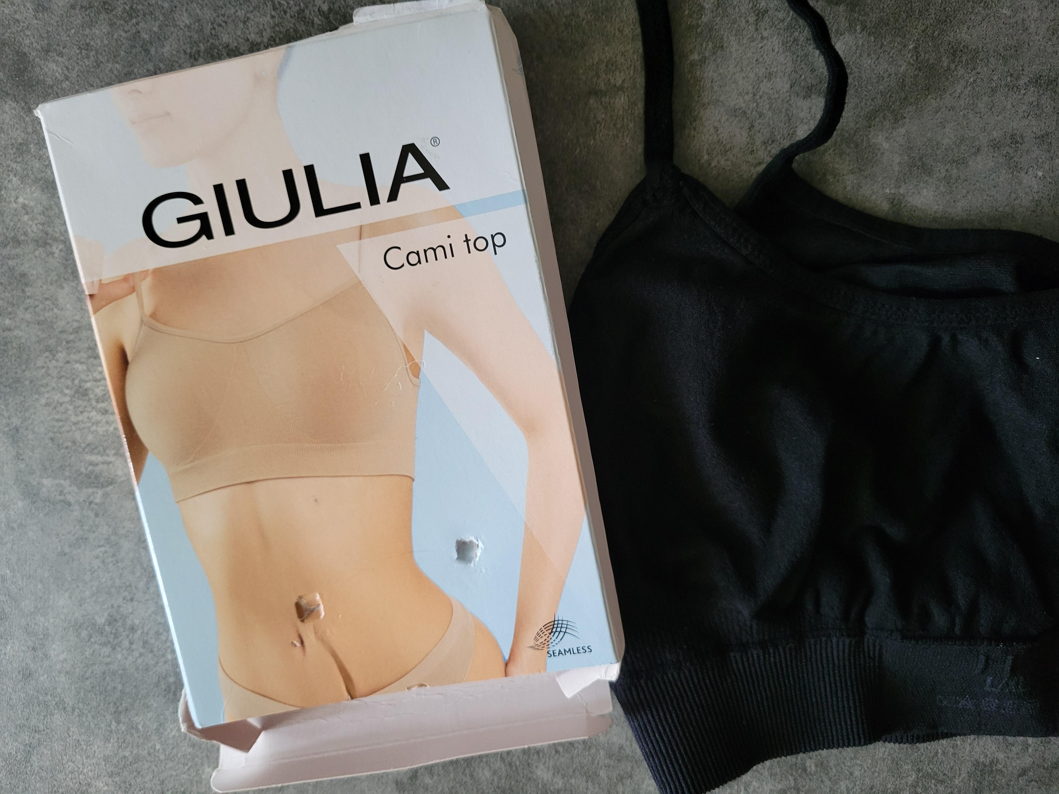 Топ-брасьер Giulia Cami top р.S/M черный в реальных условиях использования от покупателя Юлия.