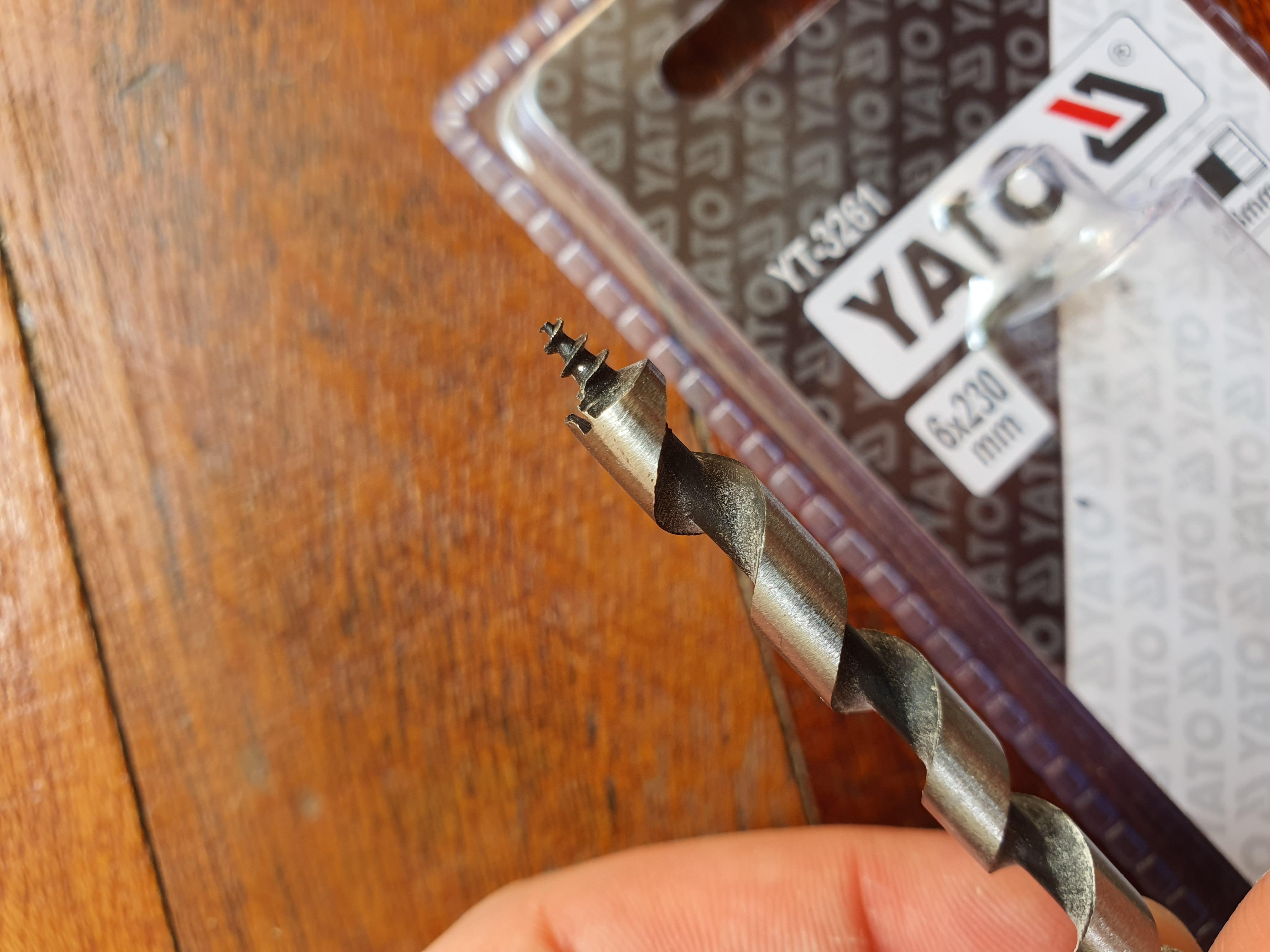 Сверло по дереву YATO 30 мм 1 шт. YT-3250 в реальных условиях использования от пользователя Володимир.