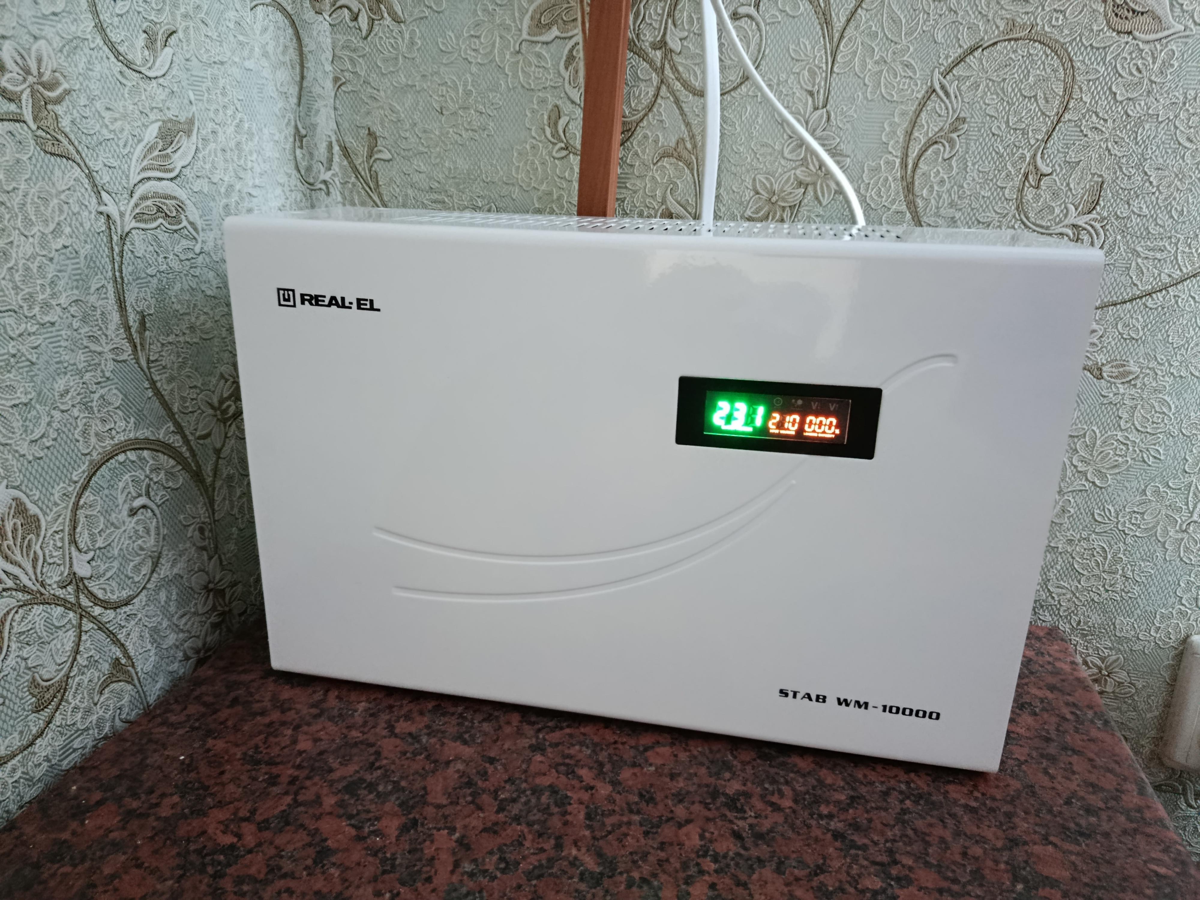Стабилизатор напряжения Real-el STAB WM-10000 в реальных условиях использования от пользователя Олексій.