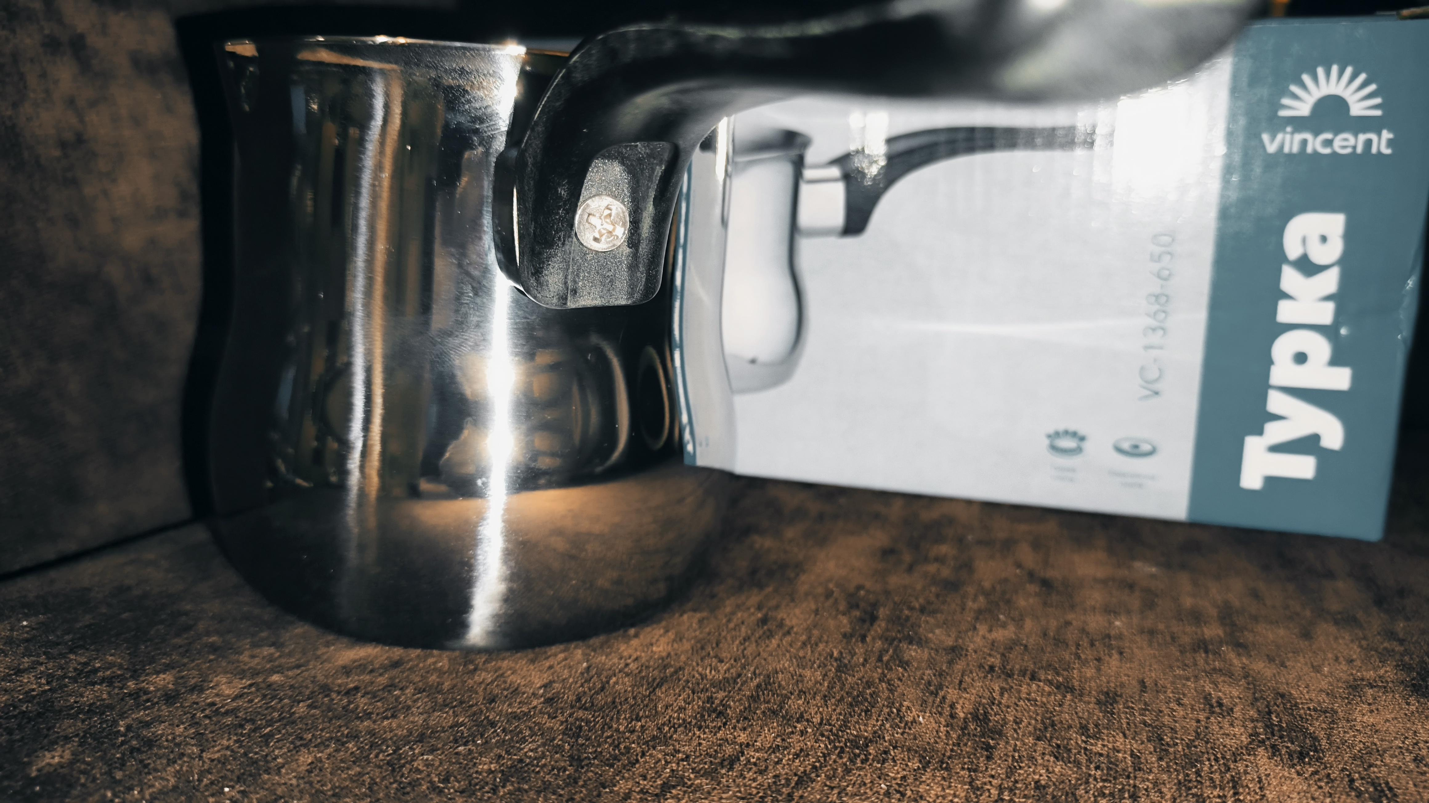 Турка Vincent 650 мл VC-1368-650 в реальных условиях использования от покупателя Mike.