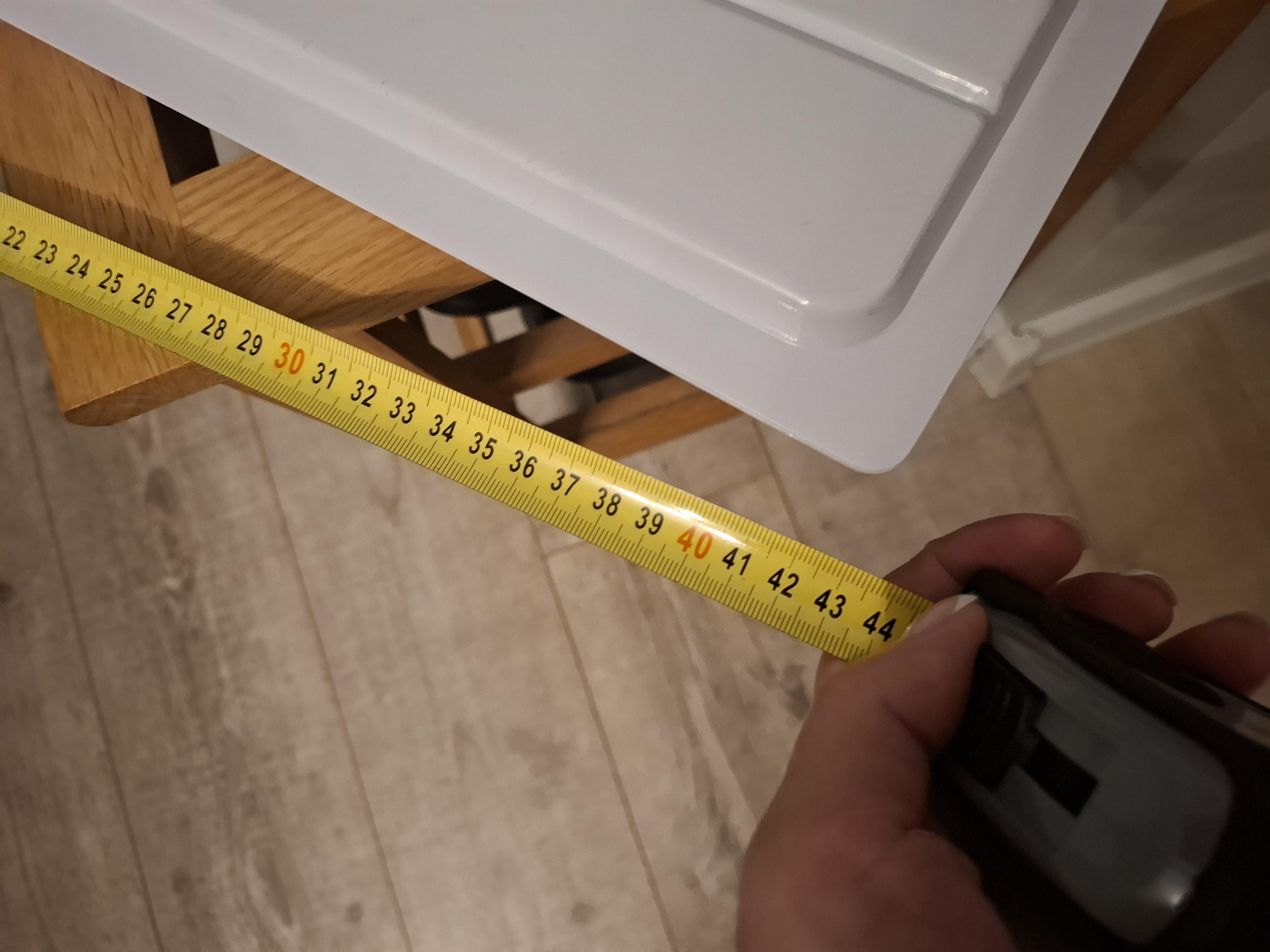 Піддон для сушарки 500 мм білий пластиковий у реальних умовах використання від покупця Дзвенислава.