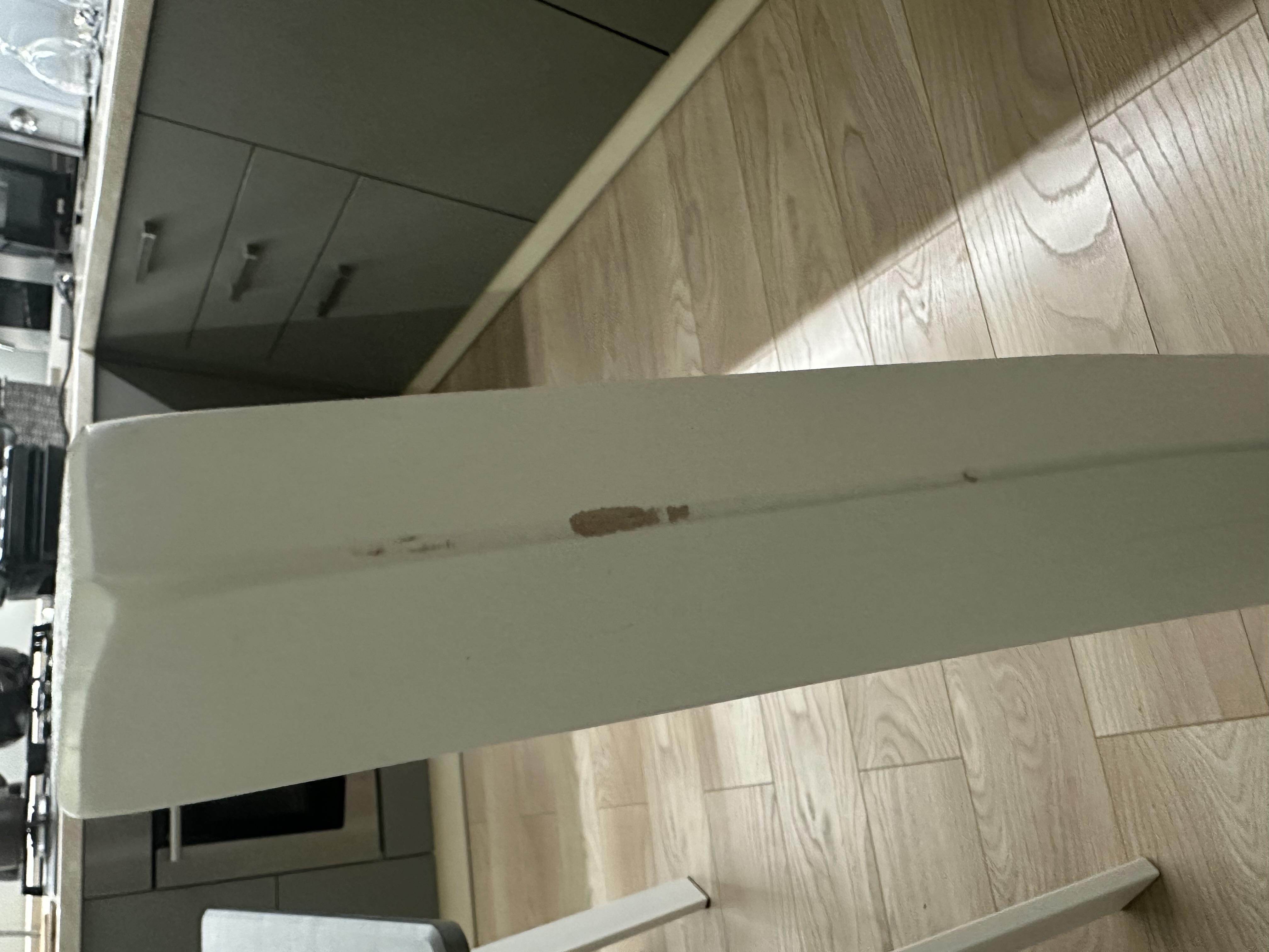 Стул обеденный Кристин серый / белый в реальных условиях использования от пользователя Марія.