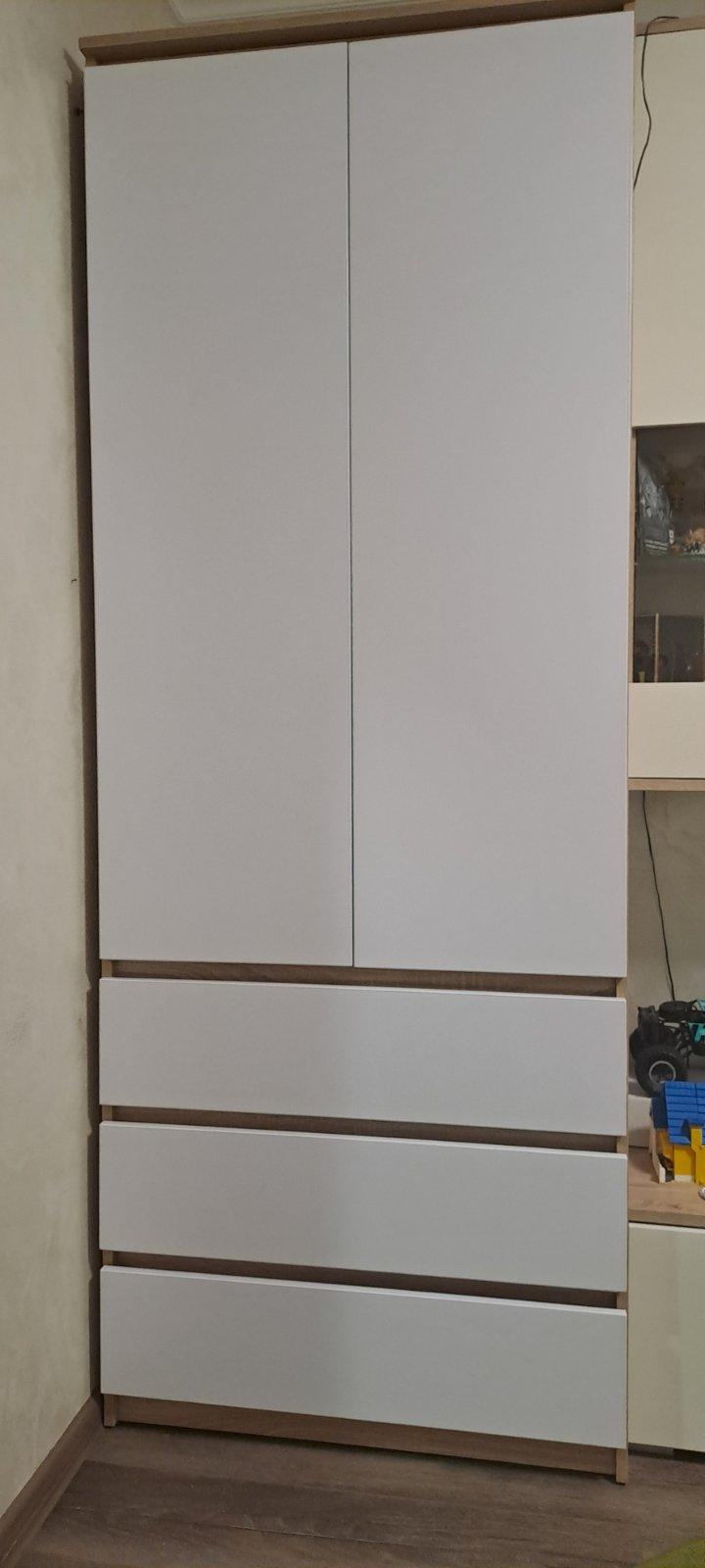 Шафа з полицями та шухлядами T-210 803х502х2117 мм Венге темний у реальних умовах використання від користувача Василь.