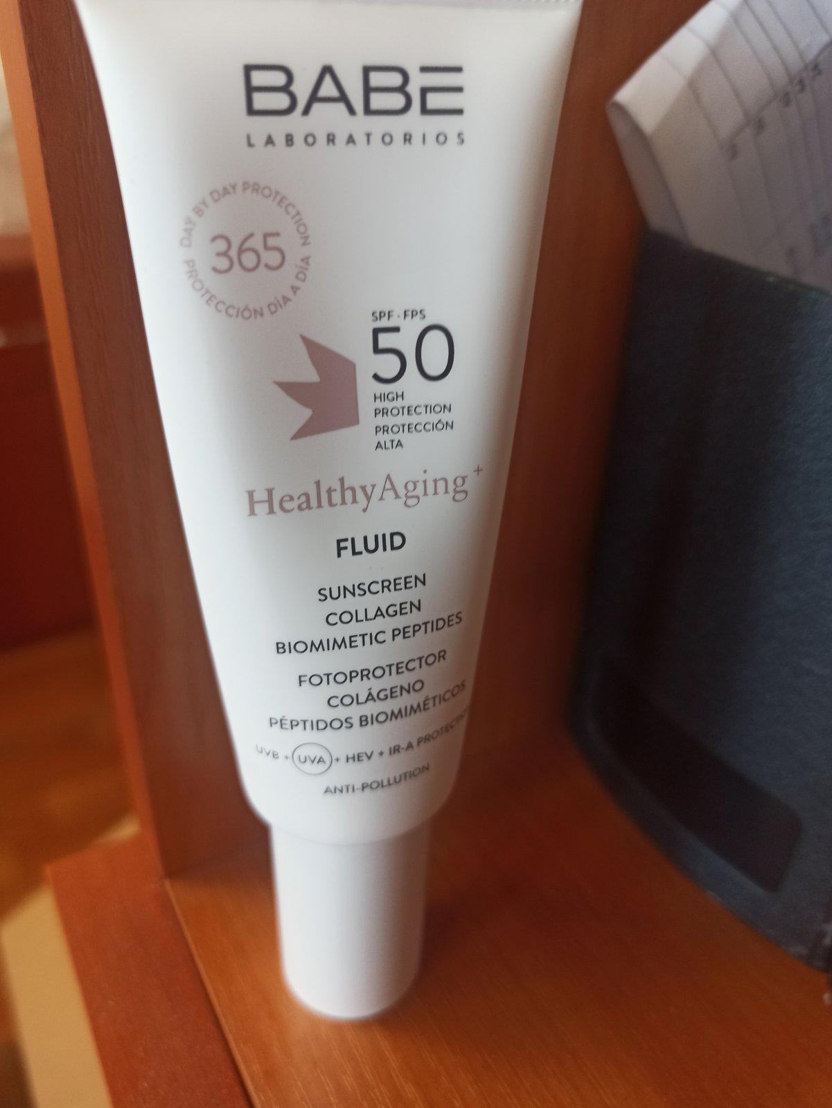 Флюид BABE Laboratorios SPF 50 с коллагеном и пептидами 40 мл в реальных условиях использования от пользователя Юля.