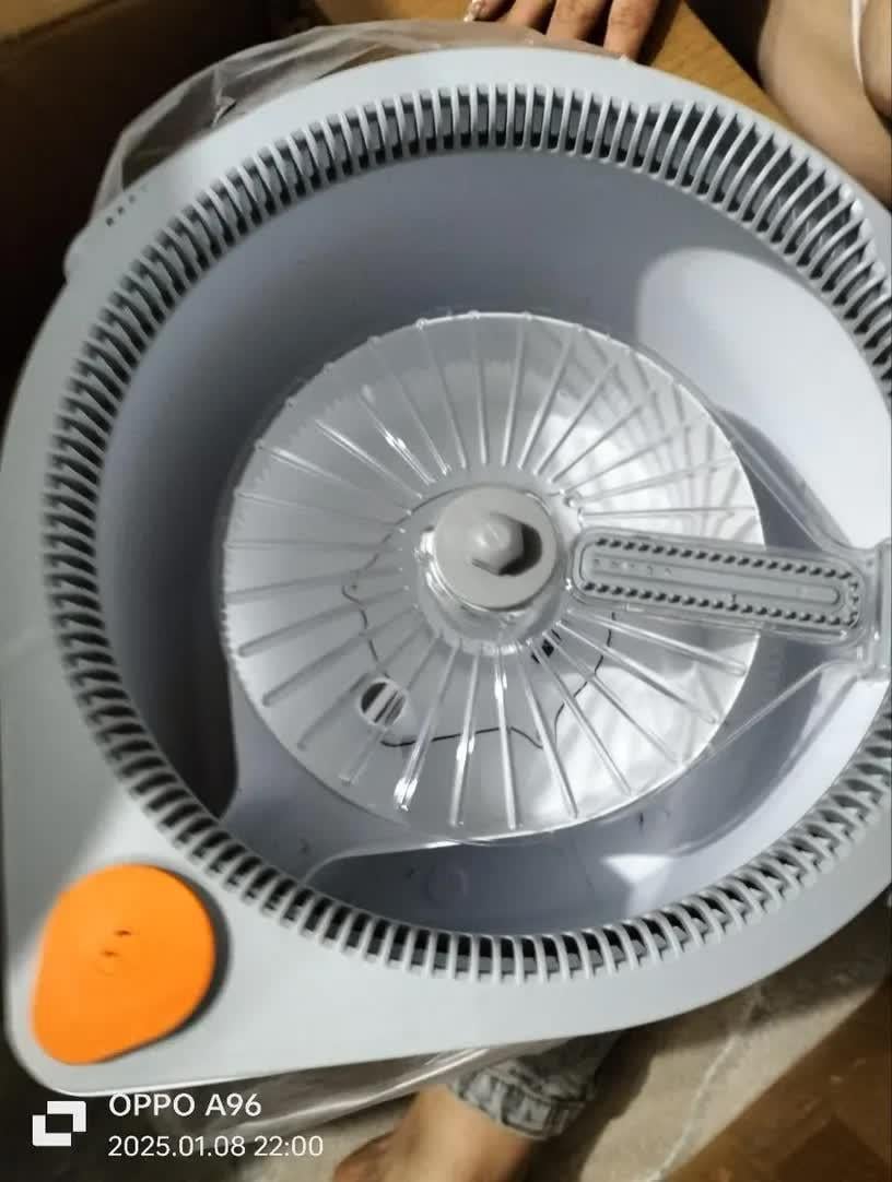 Набор швабра и ведро с отжимом Joybos Spin Mop S01 (JBS-XZTB-S1F1-JWT2P) в реальных условиях использования от пользователя Ірина.