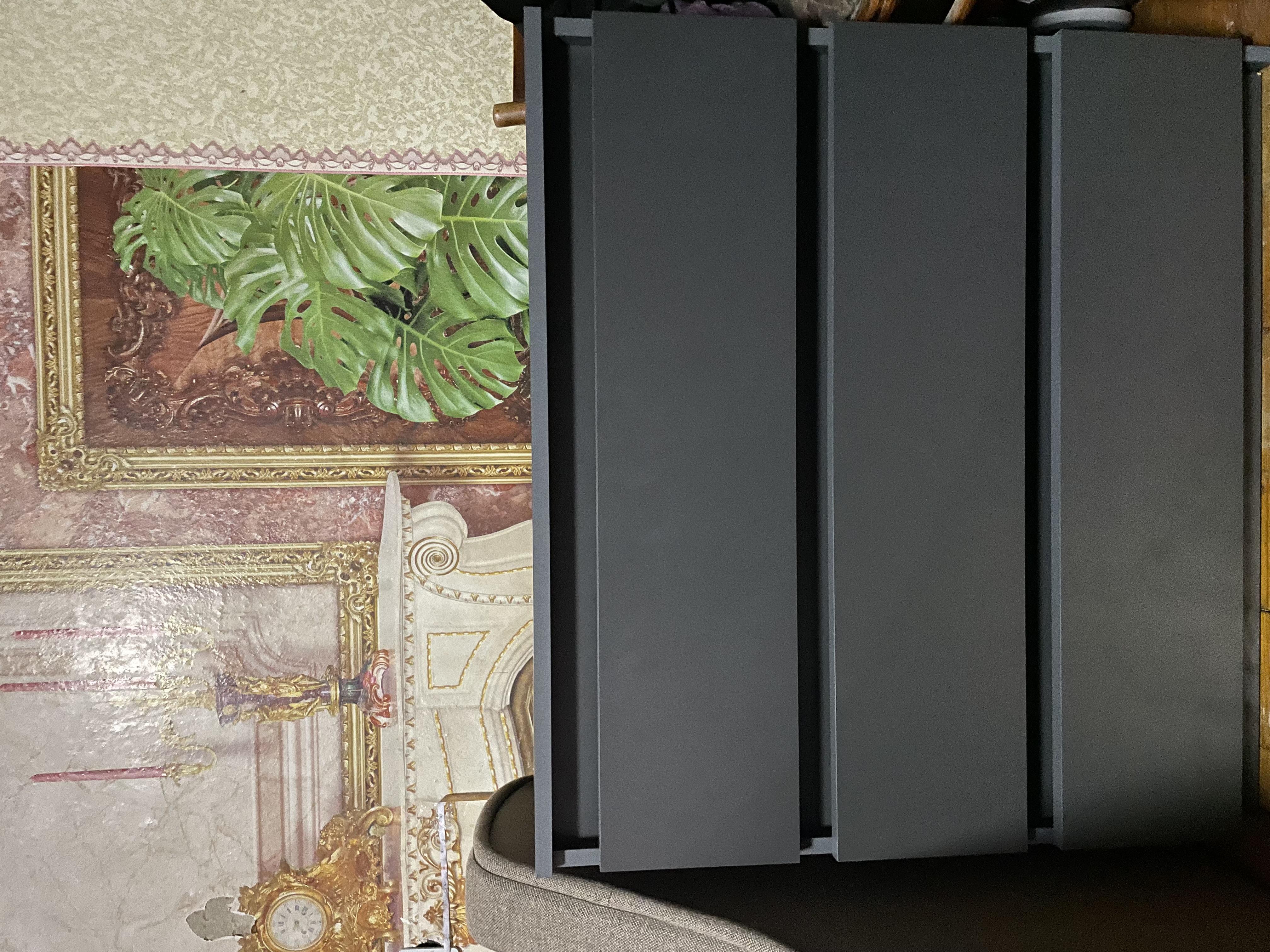 Комод на 3 ящика без ручек FT-214 800х400х755 мм Антрацит в реальных условиях использования от покупателя Аня.