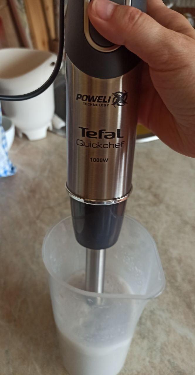Блендер погружной Tefal QUICKCHEF 2в1 HB659838 в реальных условиях использования от пользователя Тетяна Максімова.