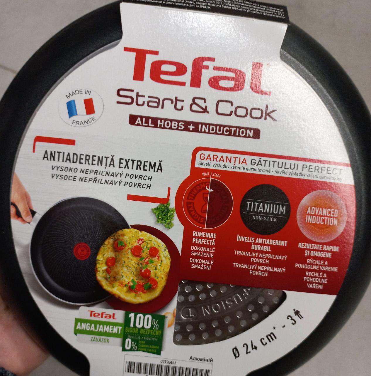 Фото: Сковорода Tefal Start&Cook 24 см C2720453, отправлено пользователем Галина Борисюк Сковорода Tefal Start&Cook 24 см C2720453 в реальных условиях использования от пользователя Галина Борисюк.