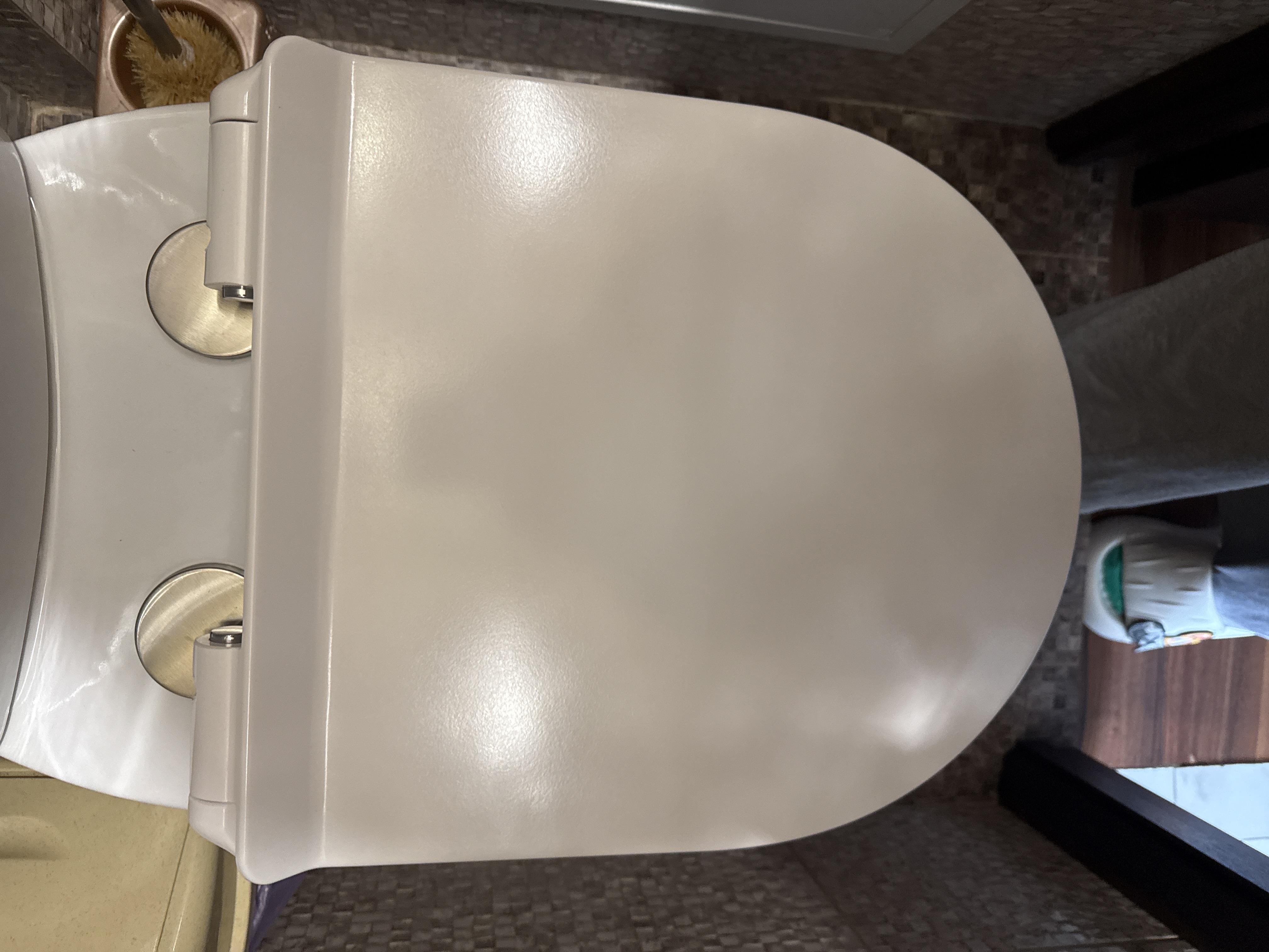 Сидіння для унітаза EGO SOFT CLOSE Quick release 41,5х36 см у реальних умовах використання від покупця Анна.