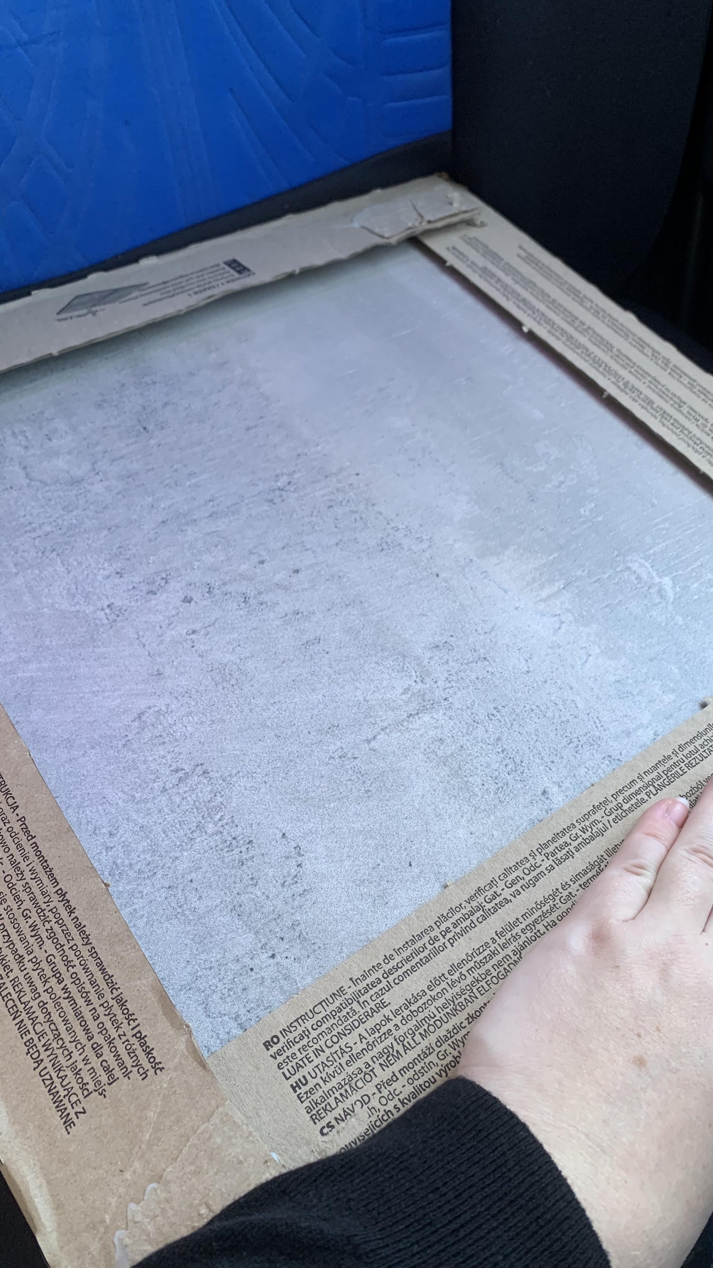 Плитка Cersanit Logan light grey 42x42 см в реальных условиях использования от покупателя Олександр.