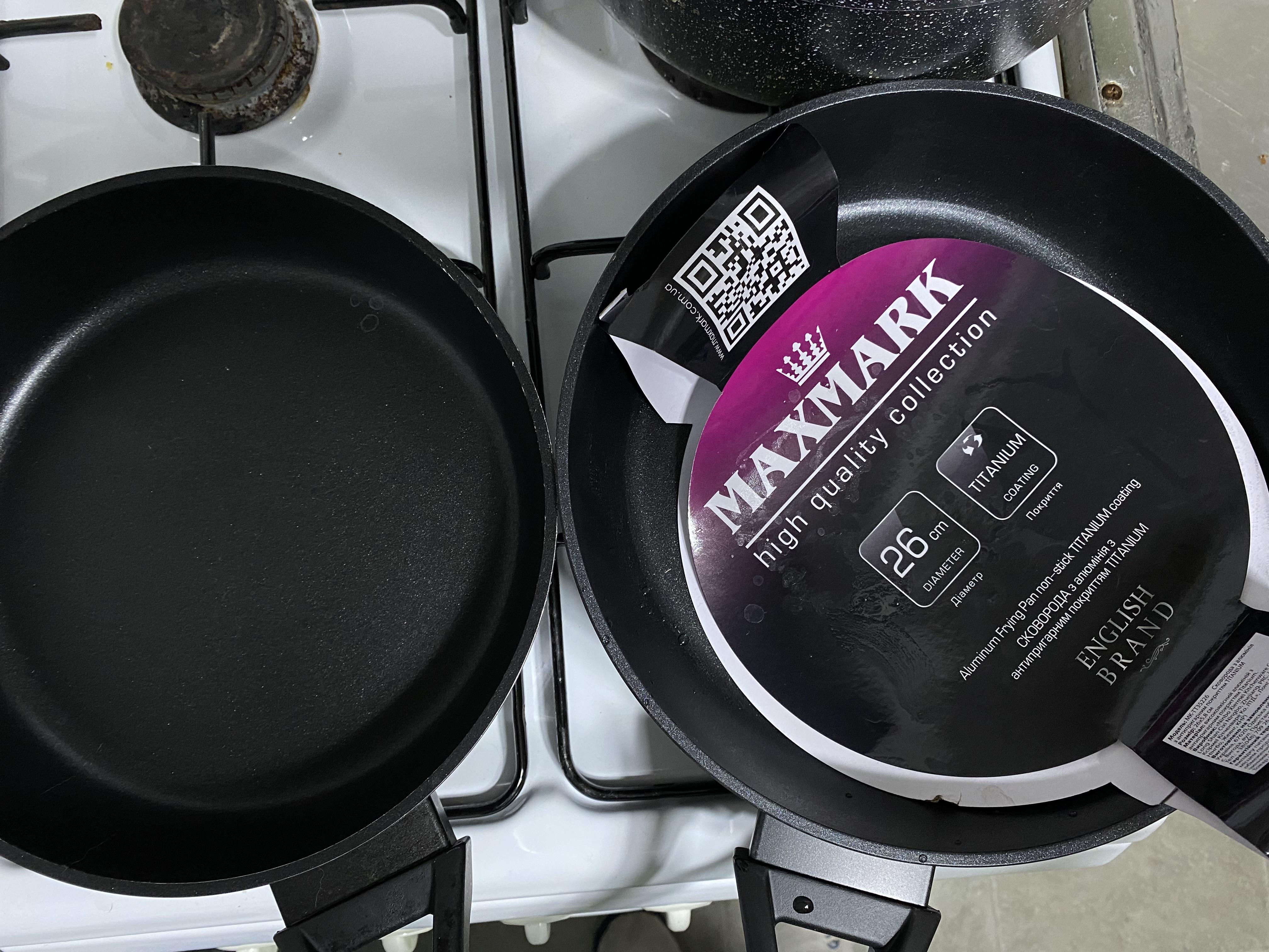 Сковорода Maxmark Titanium Deep 24 см MK-TT35224 в реальных условиях использования от пользователя Вікторія.