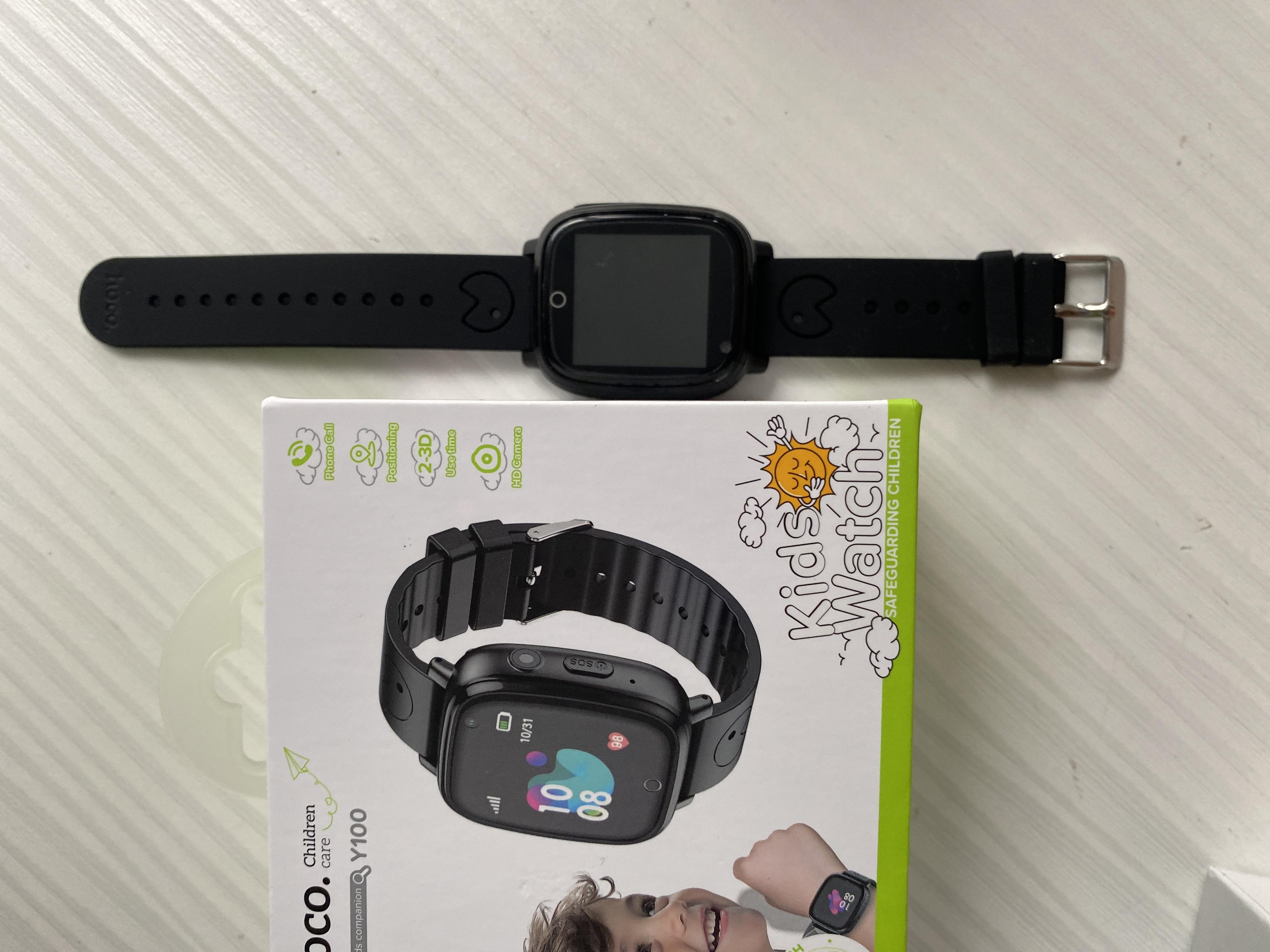 Смарт-годинник дитячий Hoco Y100 Children Watch With Call Function Black у реальних умовах використання від користувача Марина.