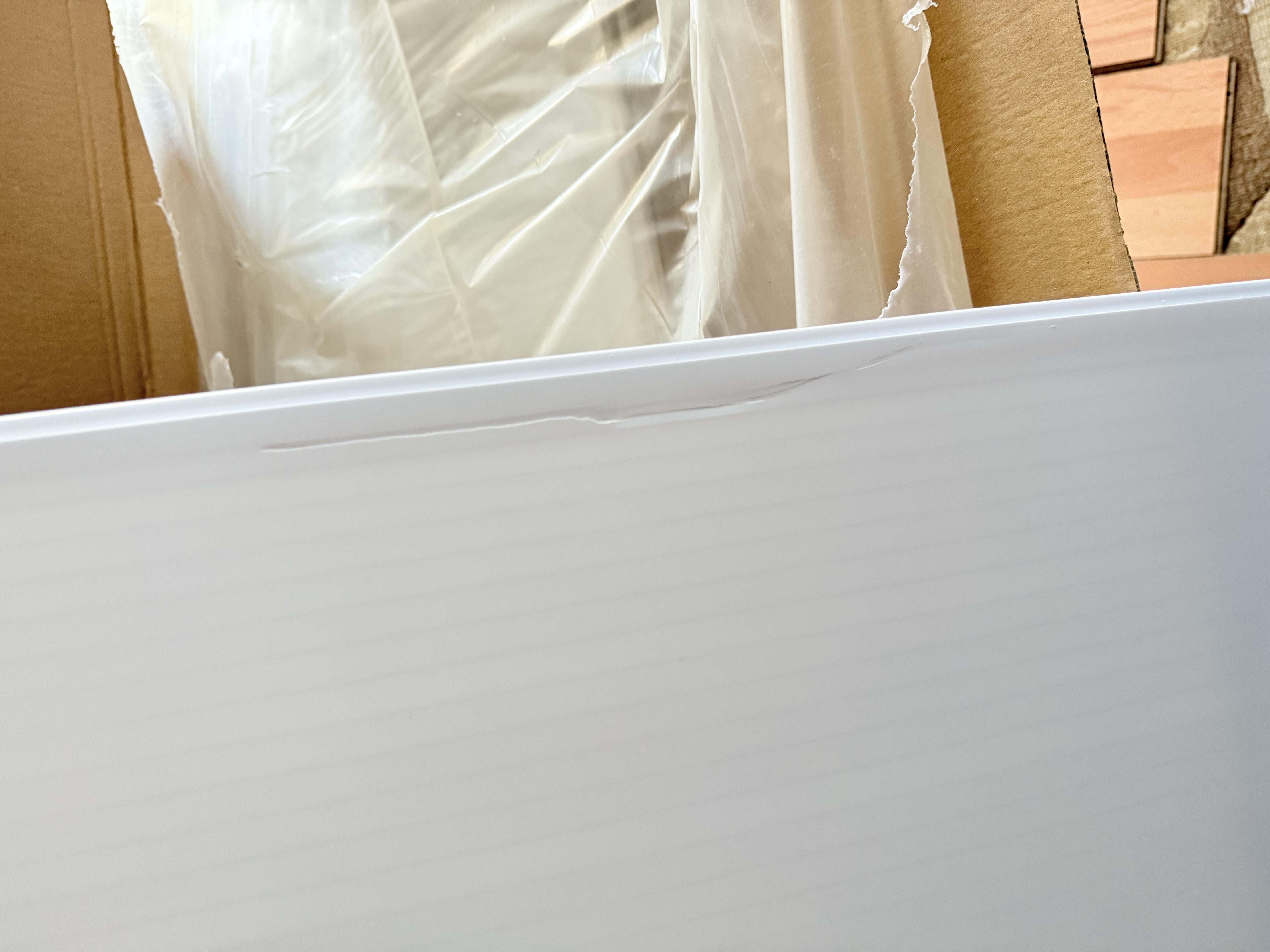 Панель ПВХ RIF 7х250х2000 мм 0,5 кв.м Білий матовий у реальних умовах використання від покупця Олег.