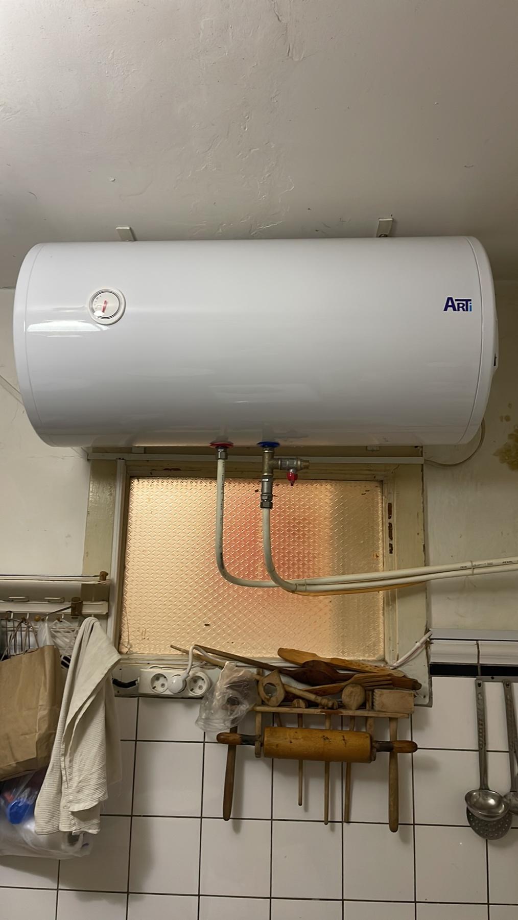 Бойлер Arti WHH Dry 80L/2 у реальних умовах використання від користувача Віталій.
