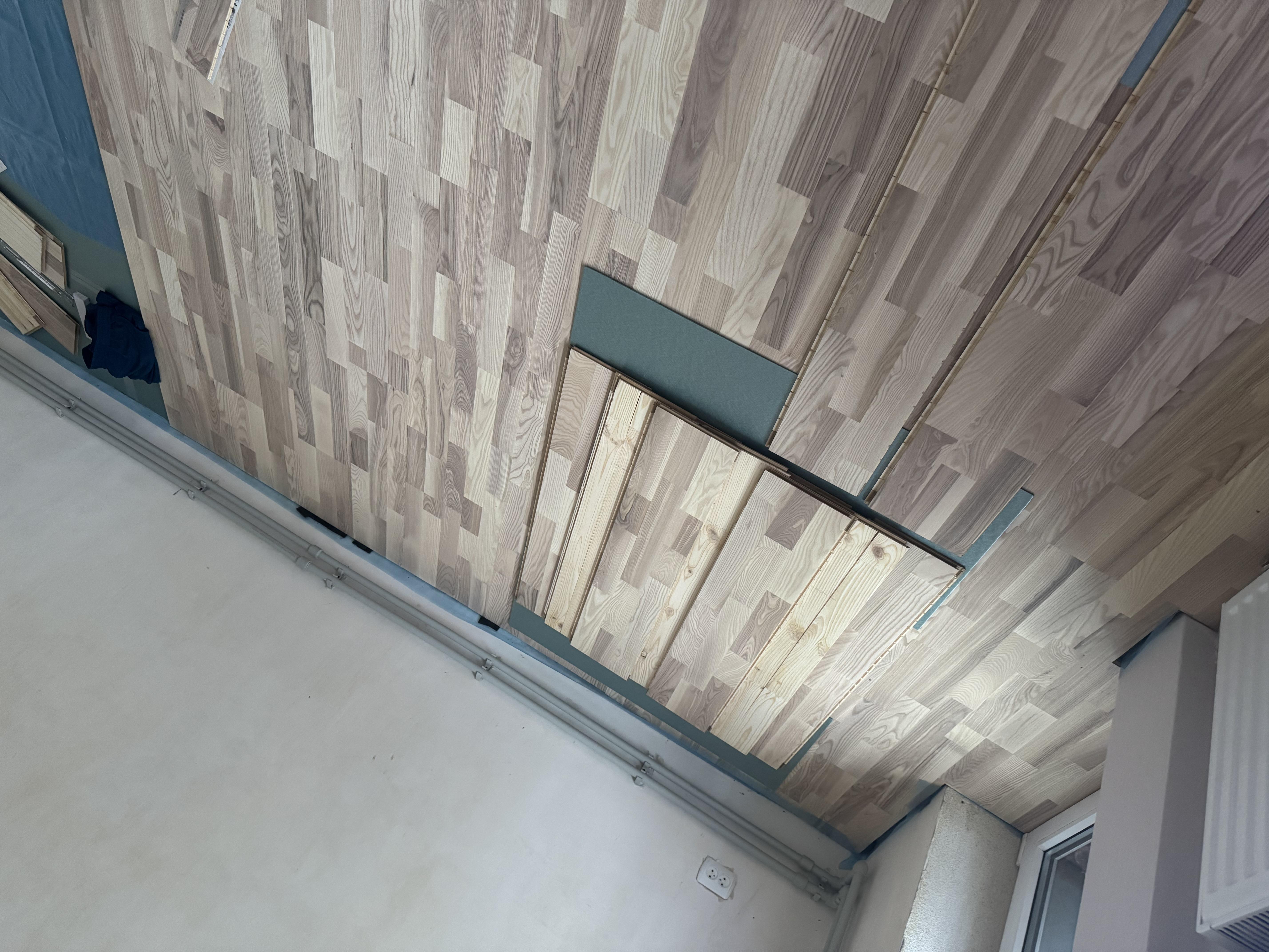 Паркетная доска Ekoparket ясень выбеленный трехполосная 1092х207х14 мм (1.58 кв.м) в реальных условиях использования от покупателя Наталія.