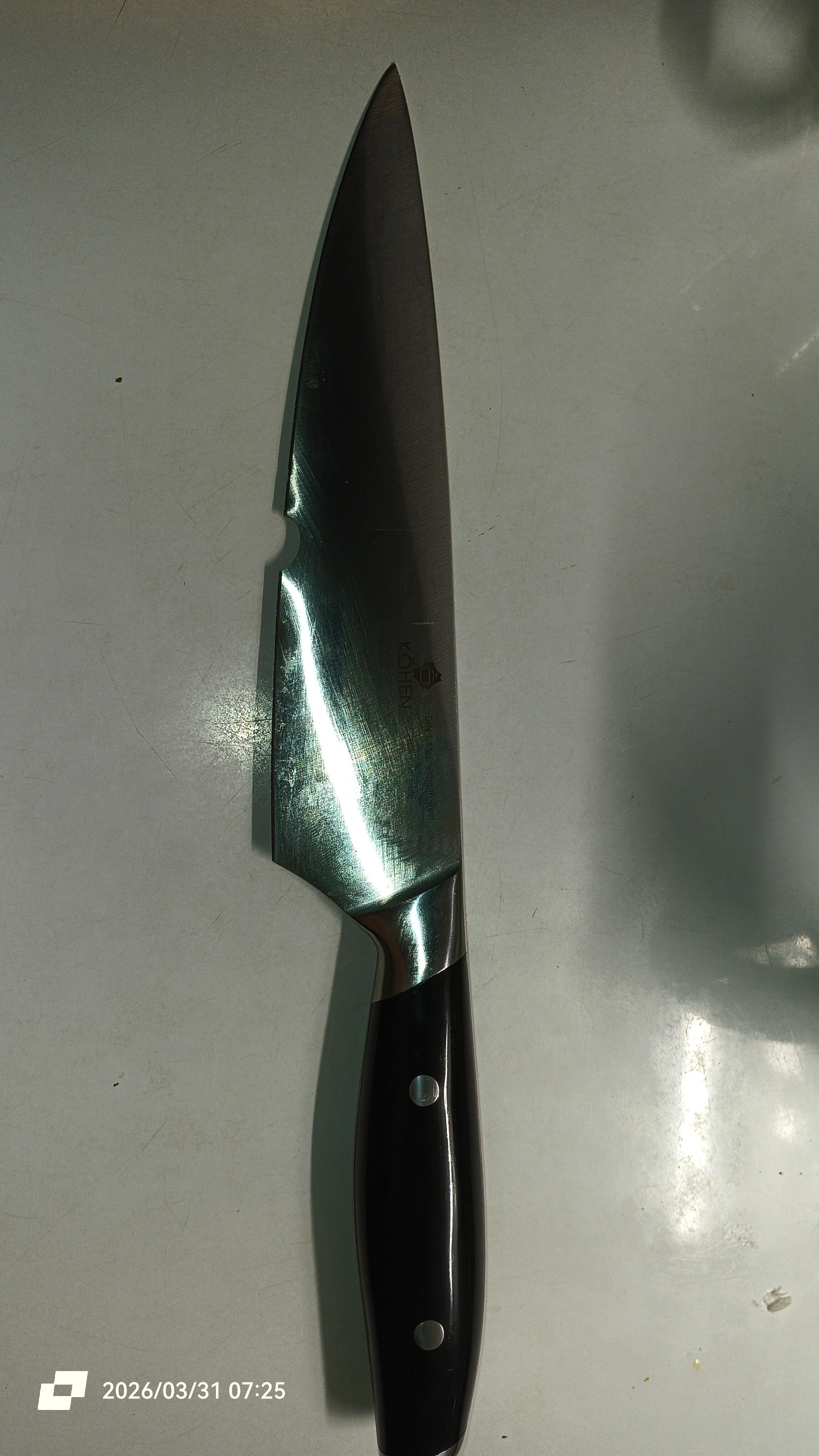Нож поварской Kohen Shadow Master 21,5 см KN92011 в реальных условиях использования от пользователя Руслан.
