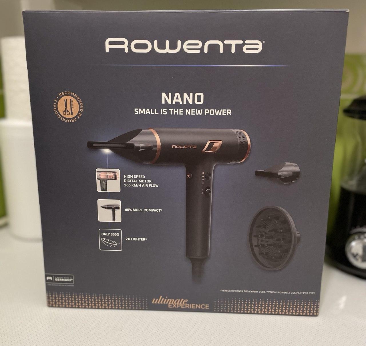 Фен Rowenta Nano HY8310F0 в реальных условиях использования от пользователя Оля Семчук.