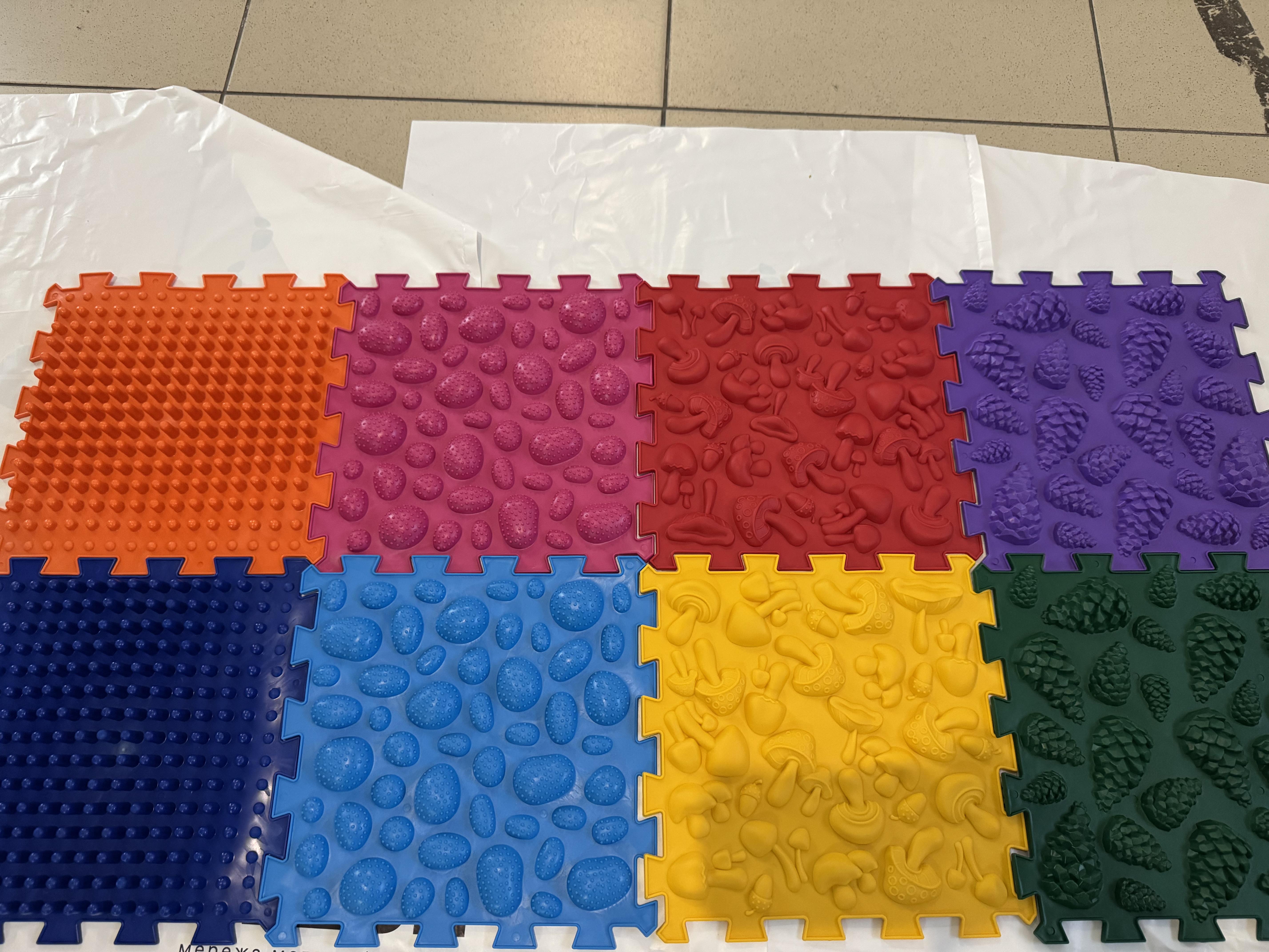 Фото: Коврик массажный детский ортек микс ортопедический 8 эл., отправлено пользователем Даша Коврик массажный детский ортек микс ортопедический 8 эл. в реальных условиях использования от пользователя Даша.