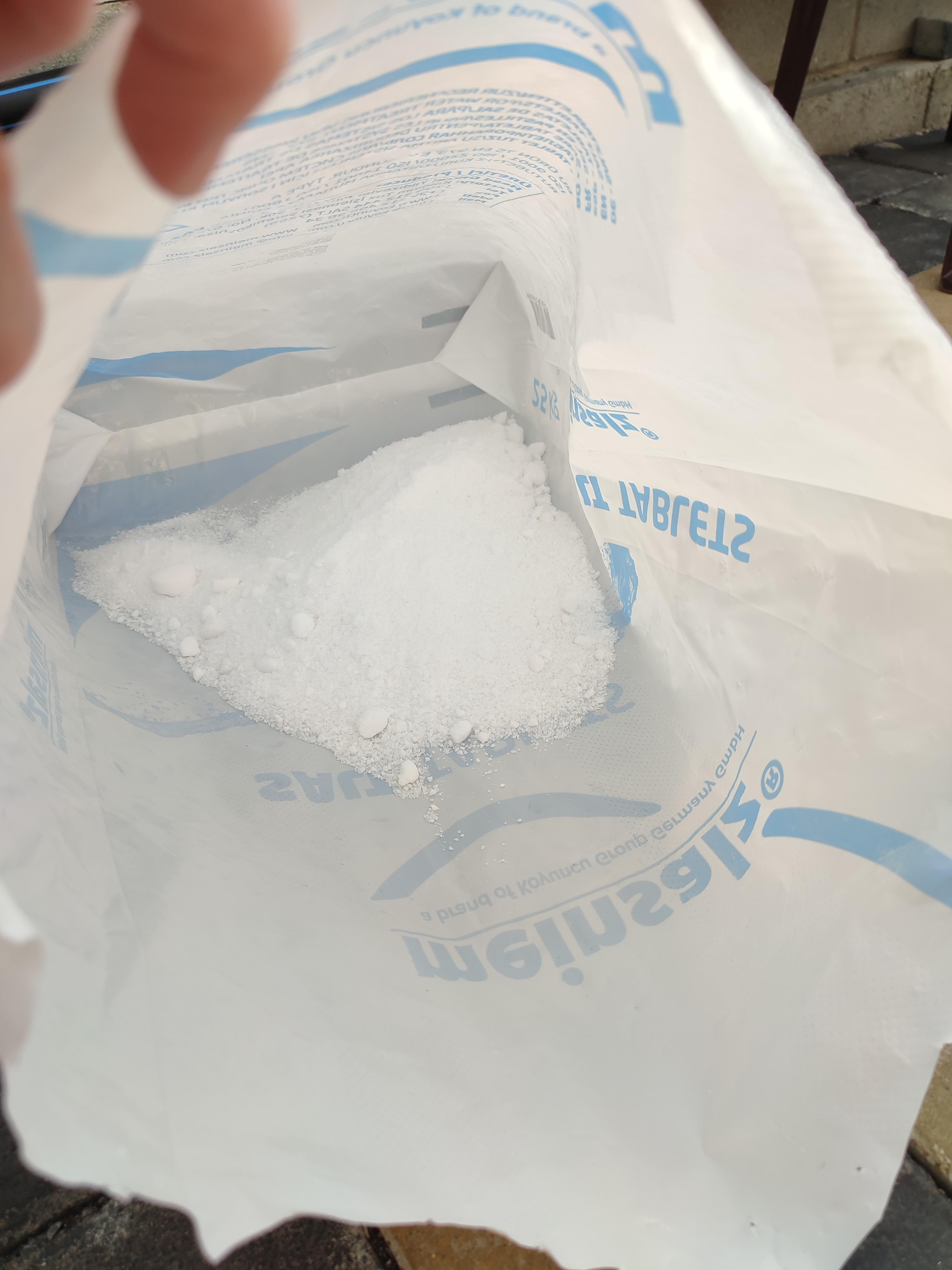 Сіль таблетована MEINSALZ (NaCl 99,5%) 25 кг у реальних умовах використання від користувача Ірина.