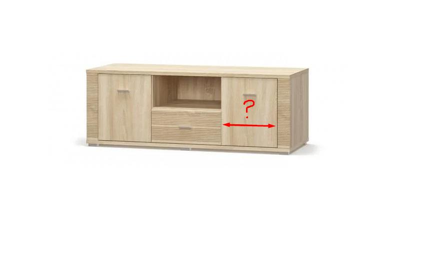 Тумба под ТВ Lion Бергамо 1400x700x400 мм дуб аппалачи/нимфея альба в реальных условиях использования от пользователя Віталій.